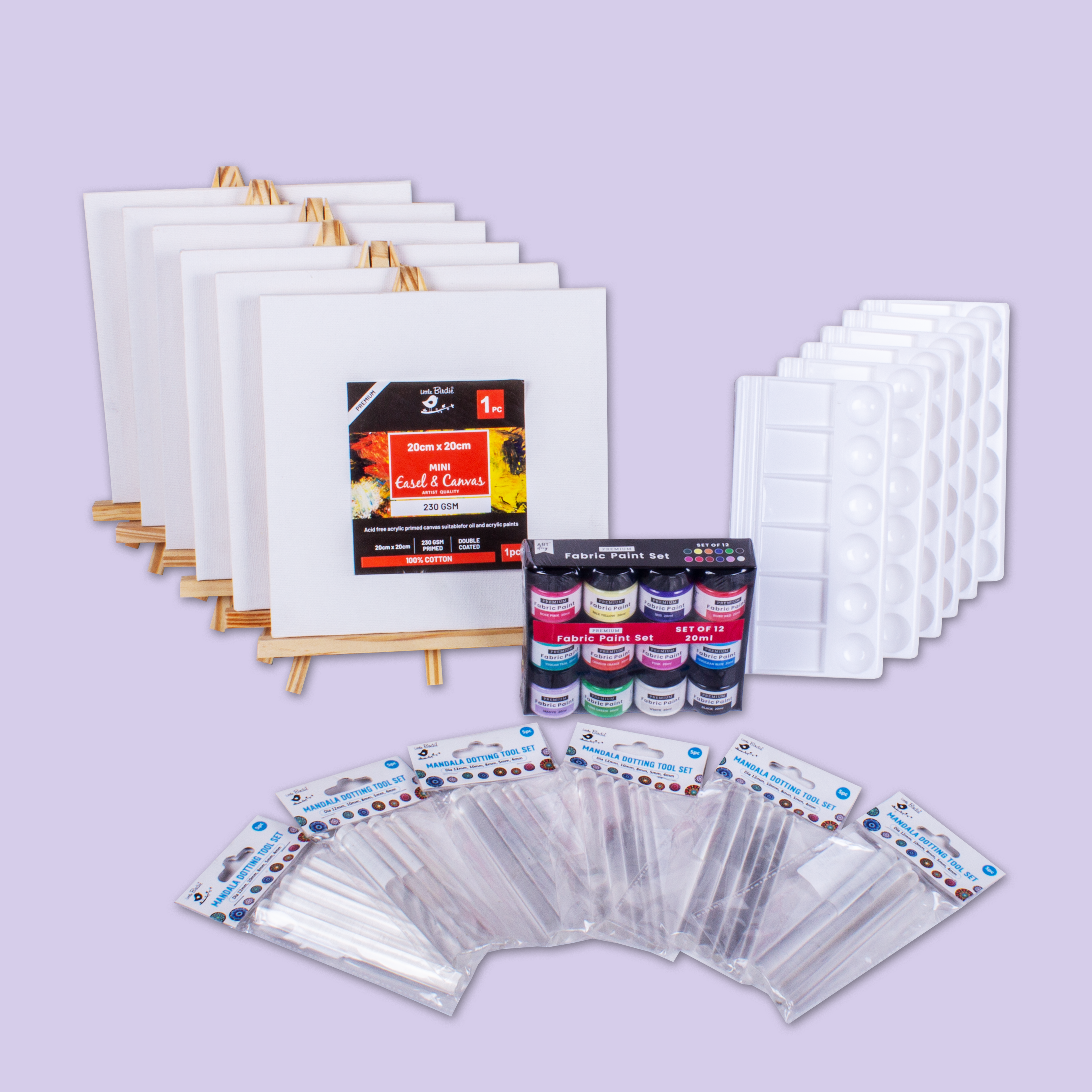 Kitty Party Mandala Art Kit For 6