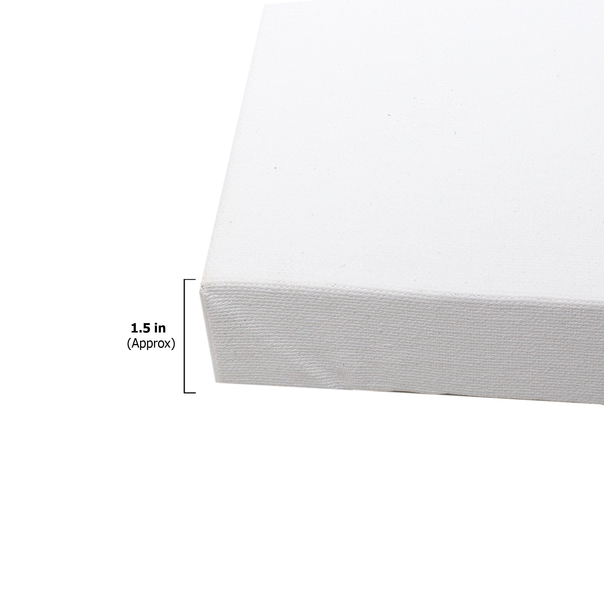 Stretched Canvas Deep Edge Frame 34X37Mm 305Gsm 18 X 24Inch 1Pc (Pack of 3)