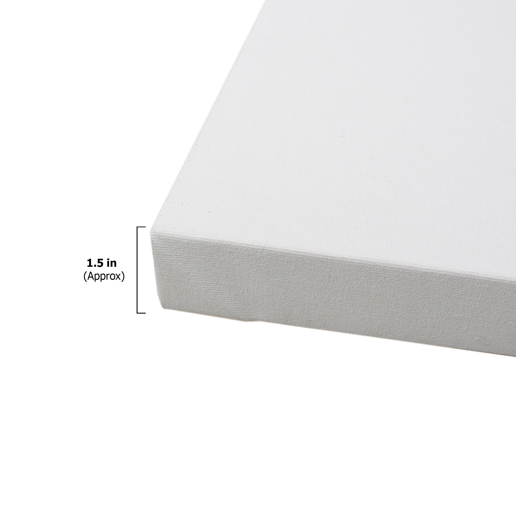 Stretched Canvas Deep Edge Frame 34X37Mm 305Gsm 24 X 24Inch 1Pc (Pack of 3)