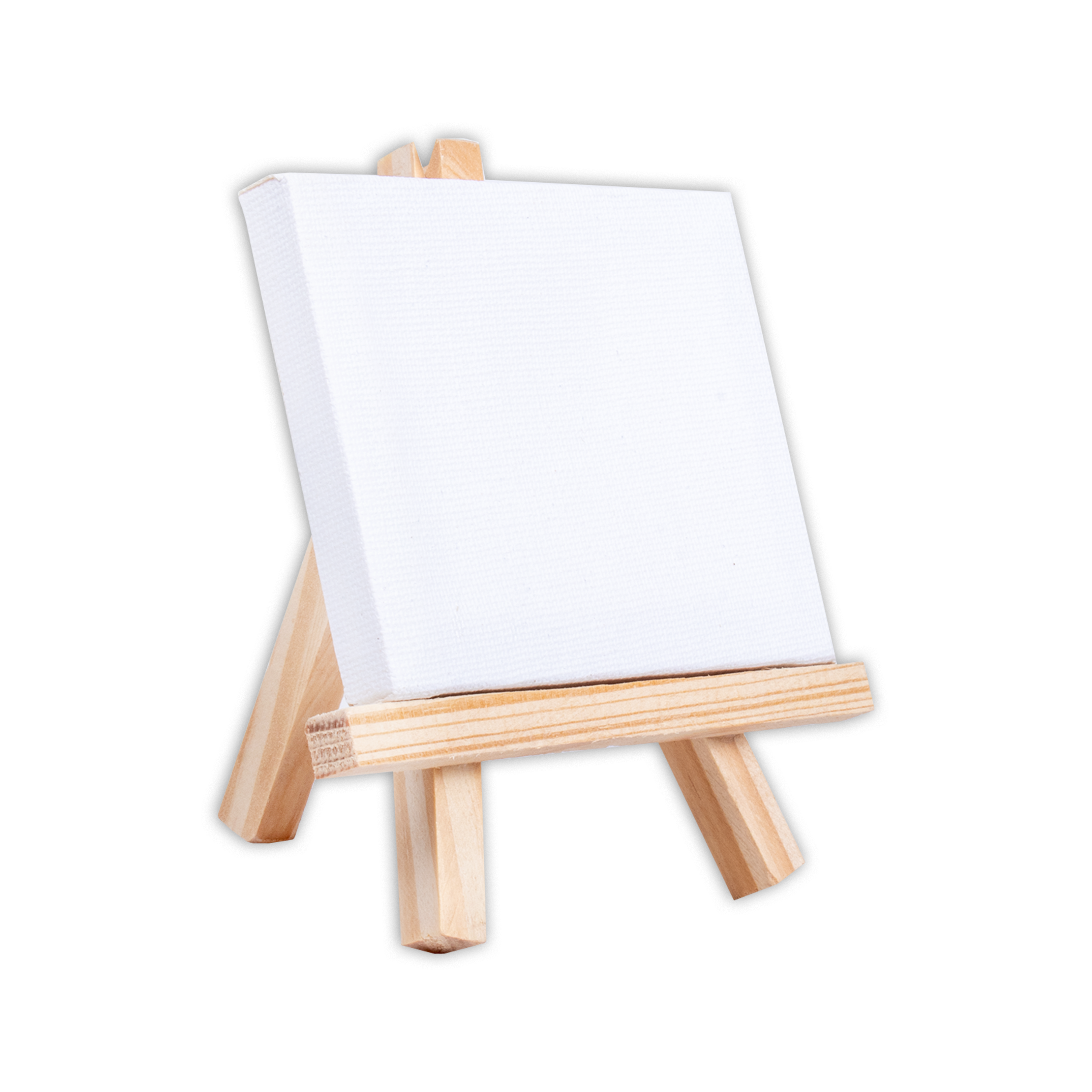 Wooden Mini Easel With Canvas Easel Size 11Cm Canvas Size 10 X 7.5Cm 1Pc