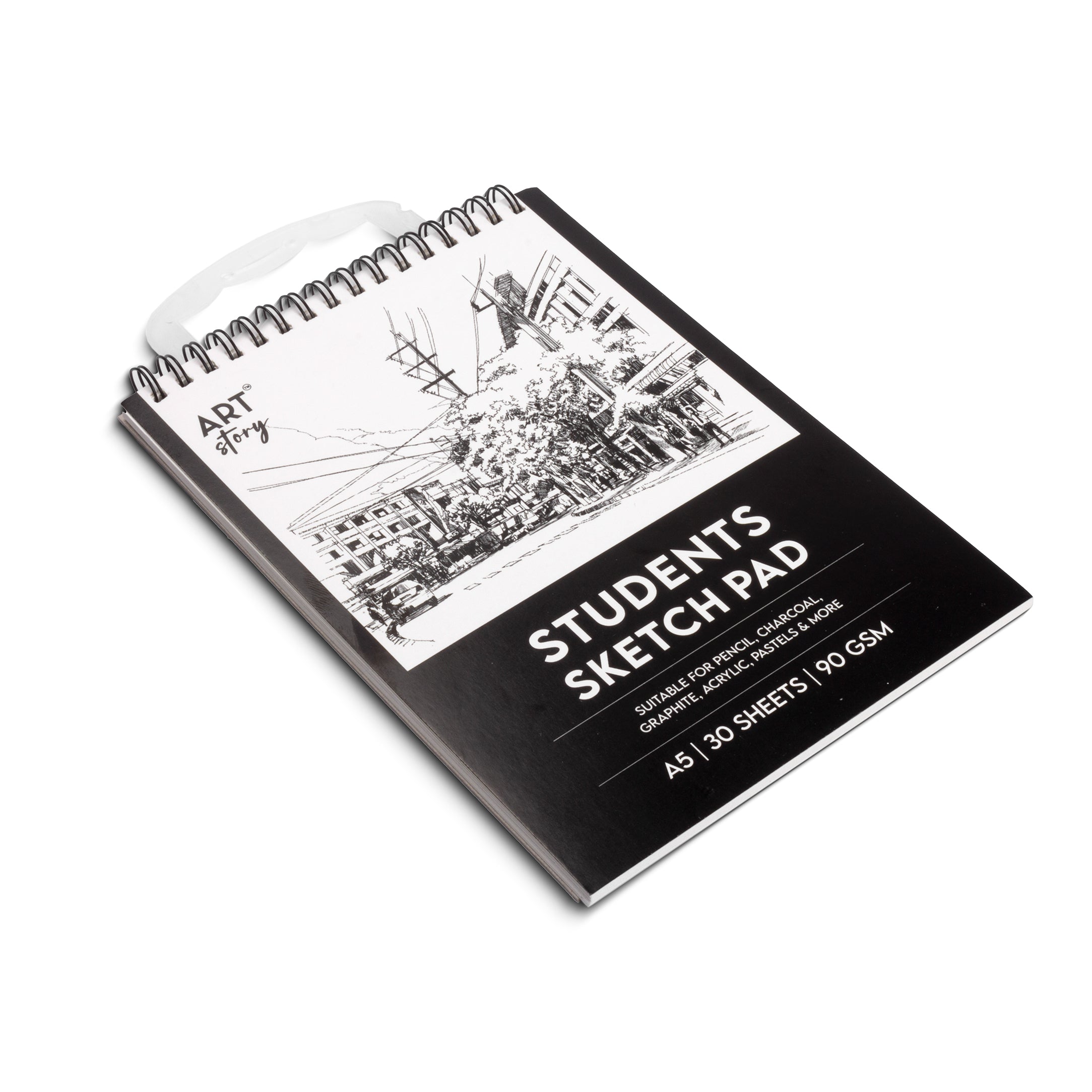 Student Sketchbook Top Wiro With Hanger A5 90gsm 30 Sheets