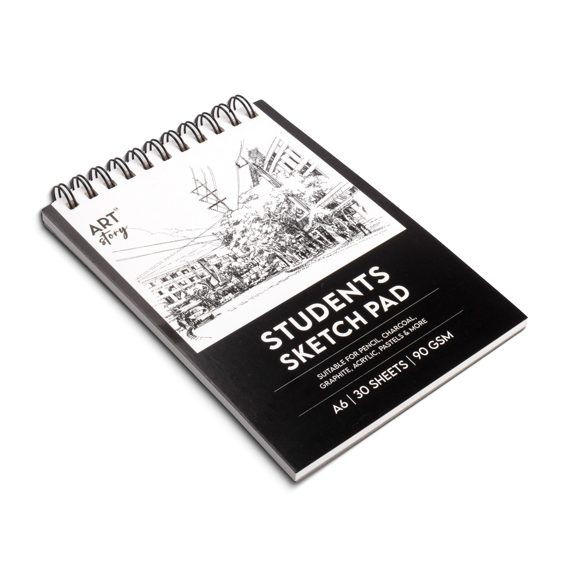 Student Sketchbook Top Wiro A6 90gsm 30 Sheets