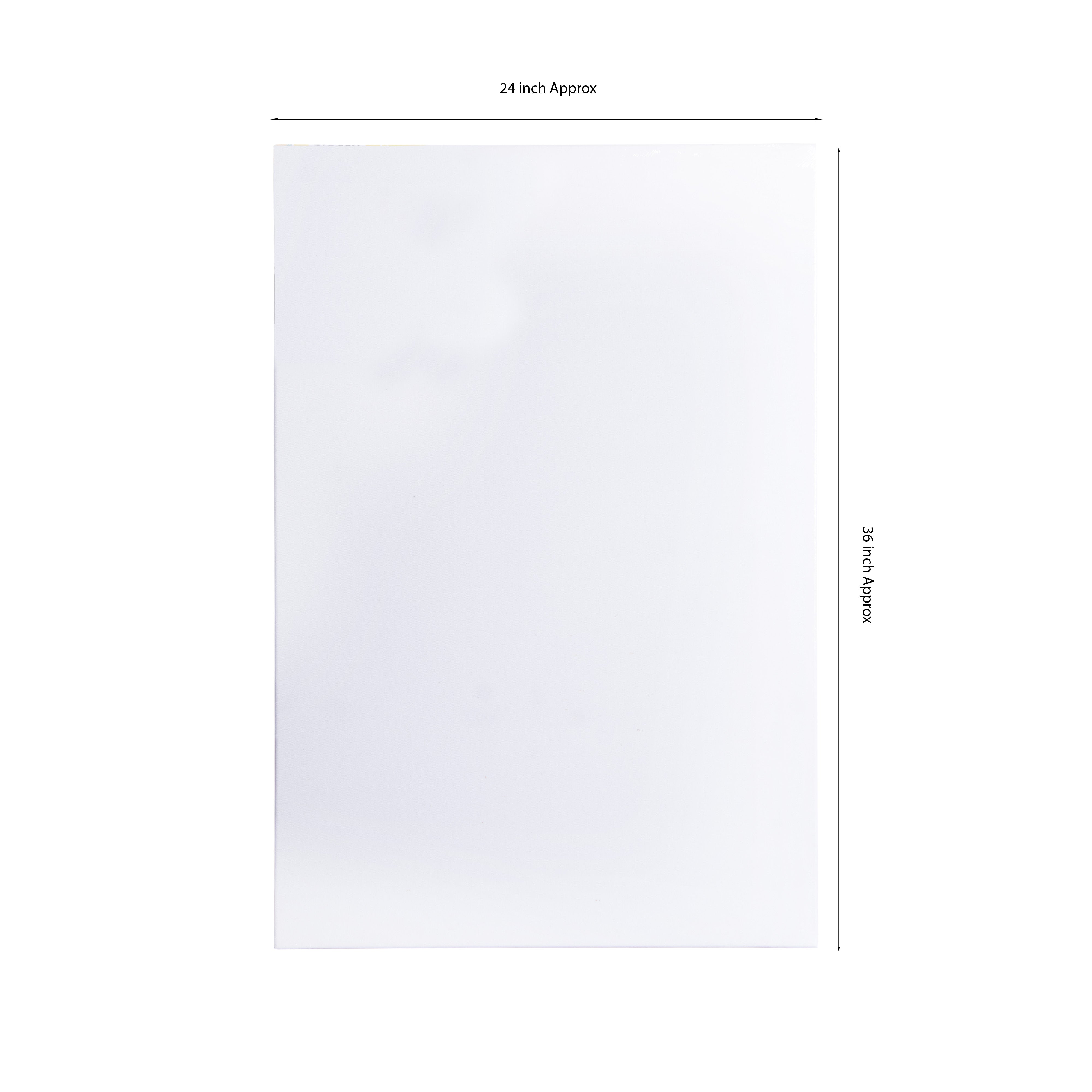 Stretched Canvas Frame (Pack Of 3) 17X37mm 345gsm 24 X 36inch