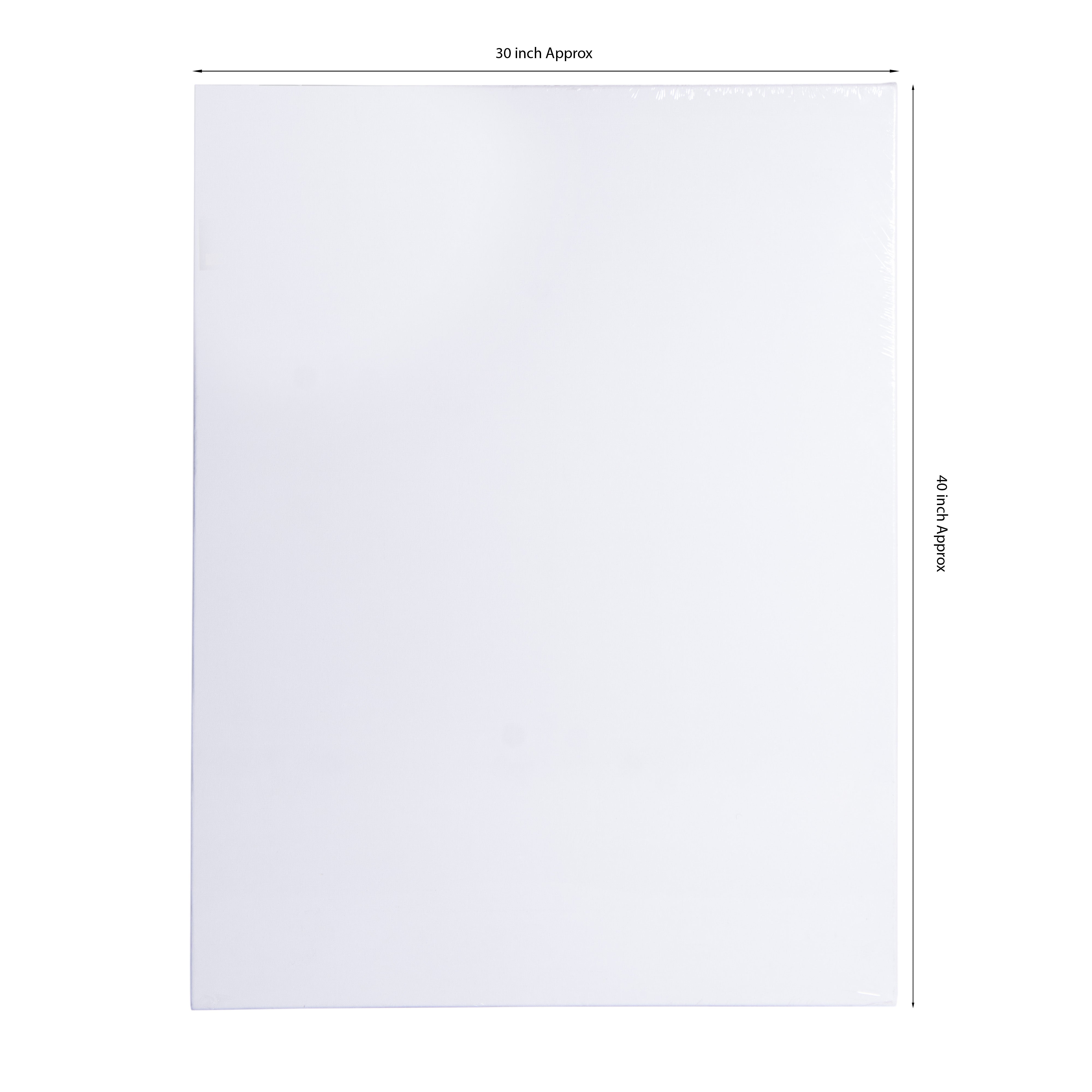 Stretched Canvas Frame (Pack of 3) - 17X37mm 345gsm 30 X 40inch