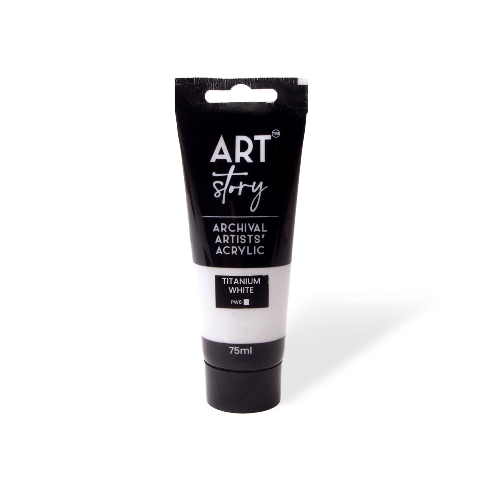 Artists Acrylic Colour Titanium White 75ml Tube