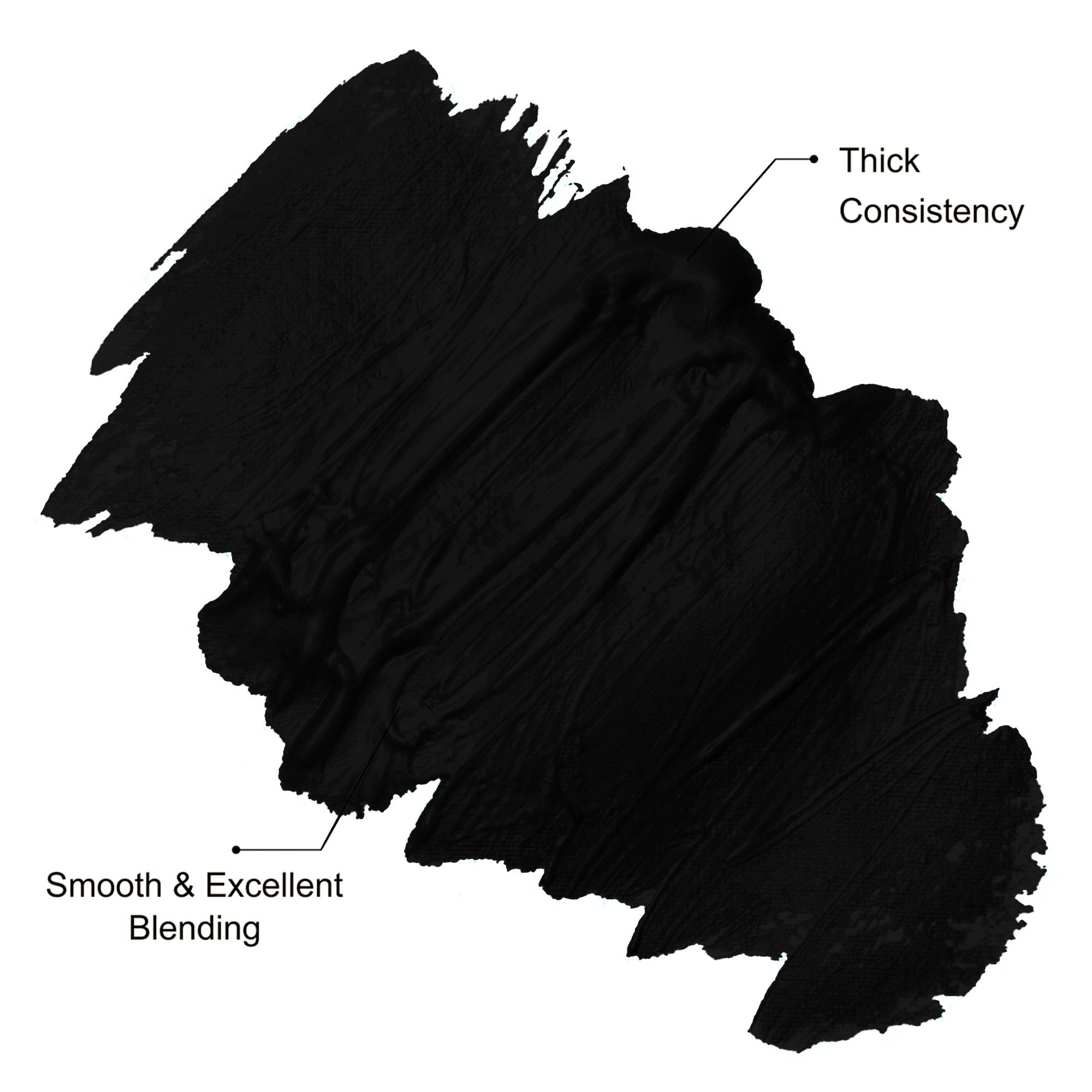 Artists Acrylic Colour Black 75ml Tube