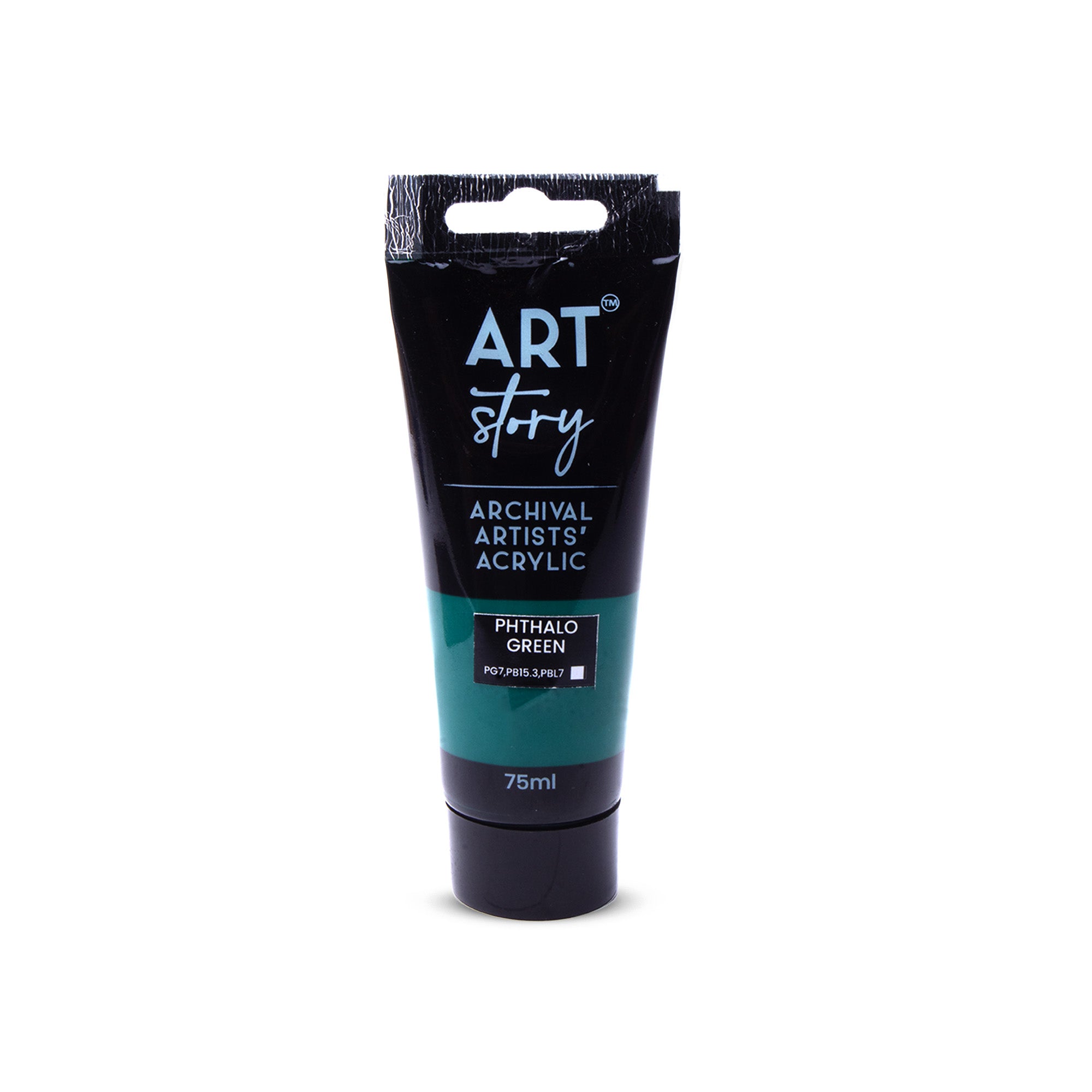 Artists Acrylic Colour Phthalo Green 75ml Tube