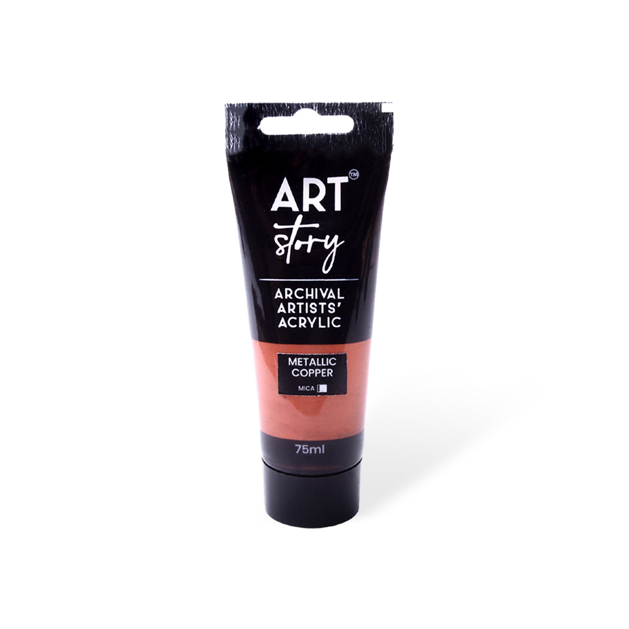 Metallic Artists Acrylic Colour Copper 75ml Tube