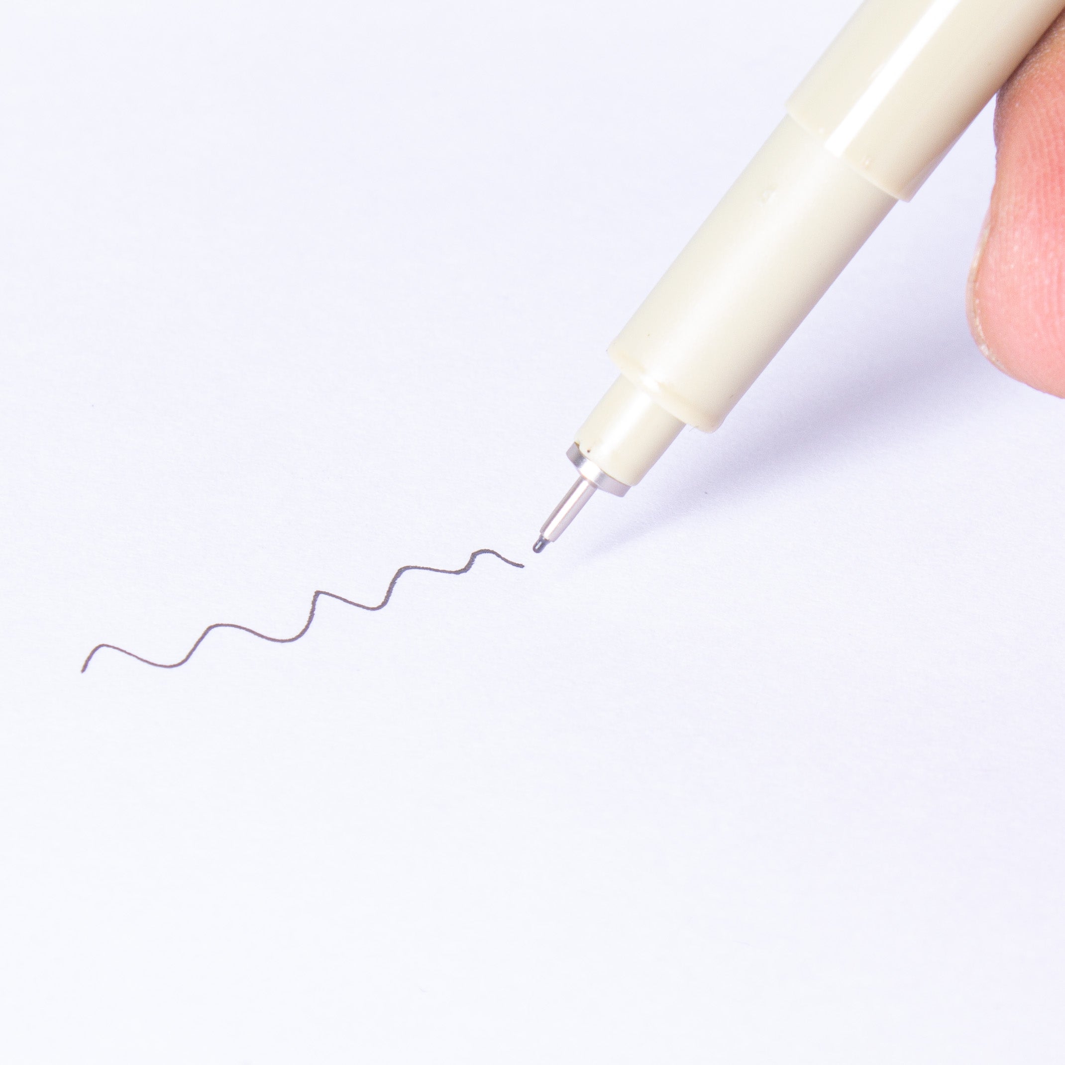 Pigment Fineliner Water Based Black 0.2mm Tip 1pc