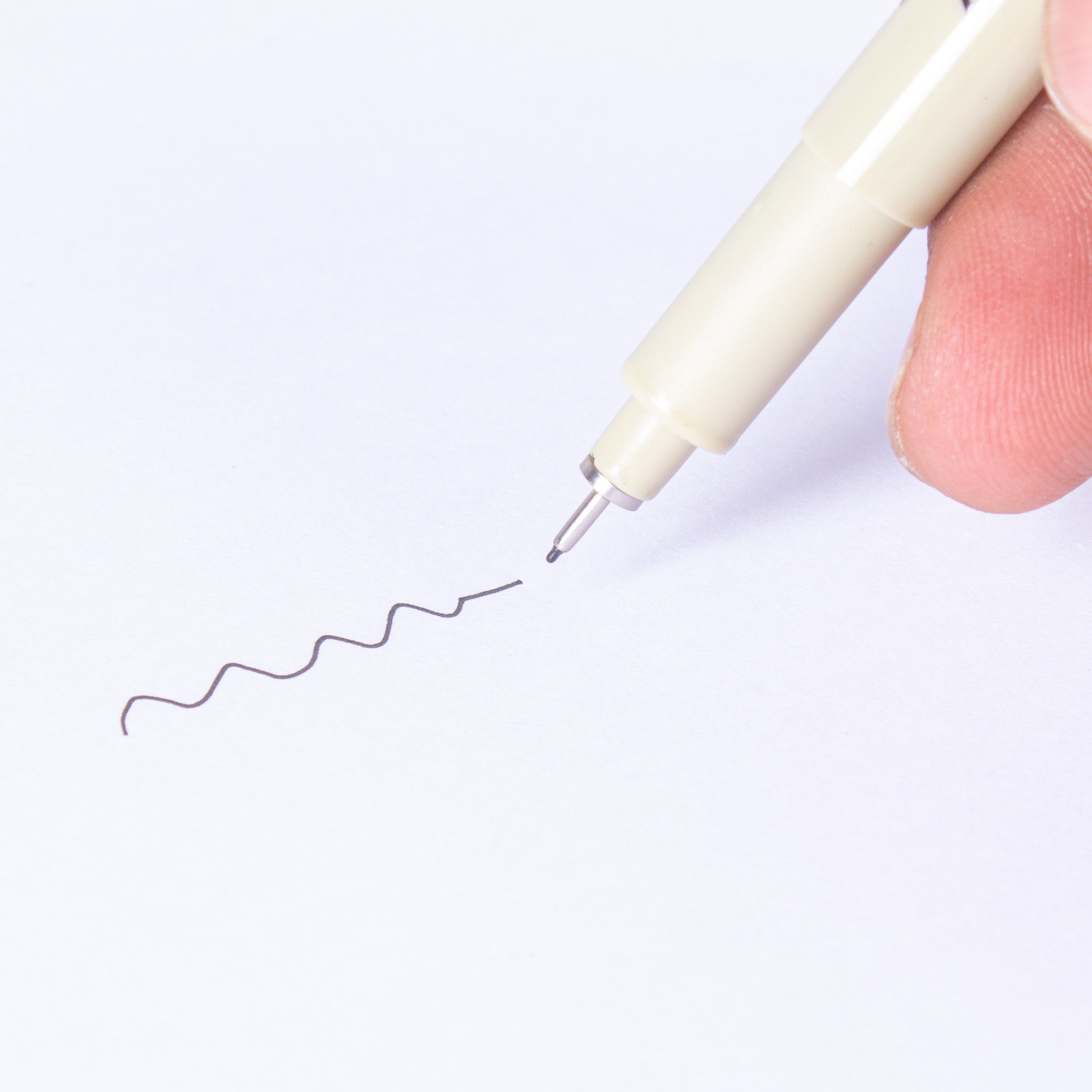 Pigment Fineliner Water Based Black 0.3mm Tip 1pc