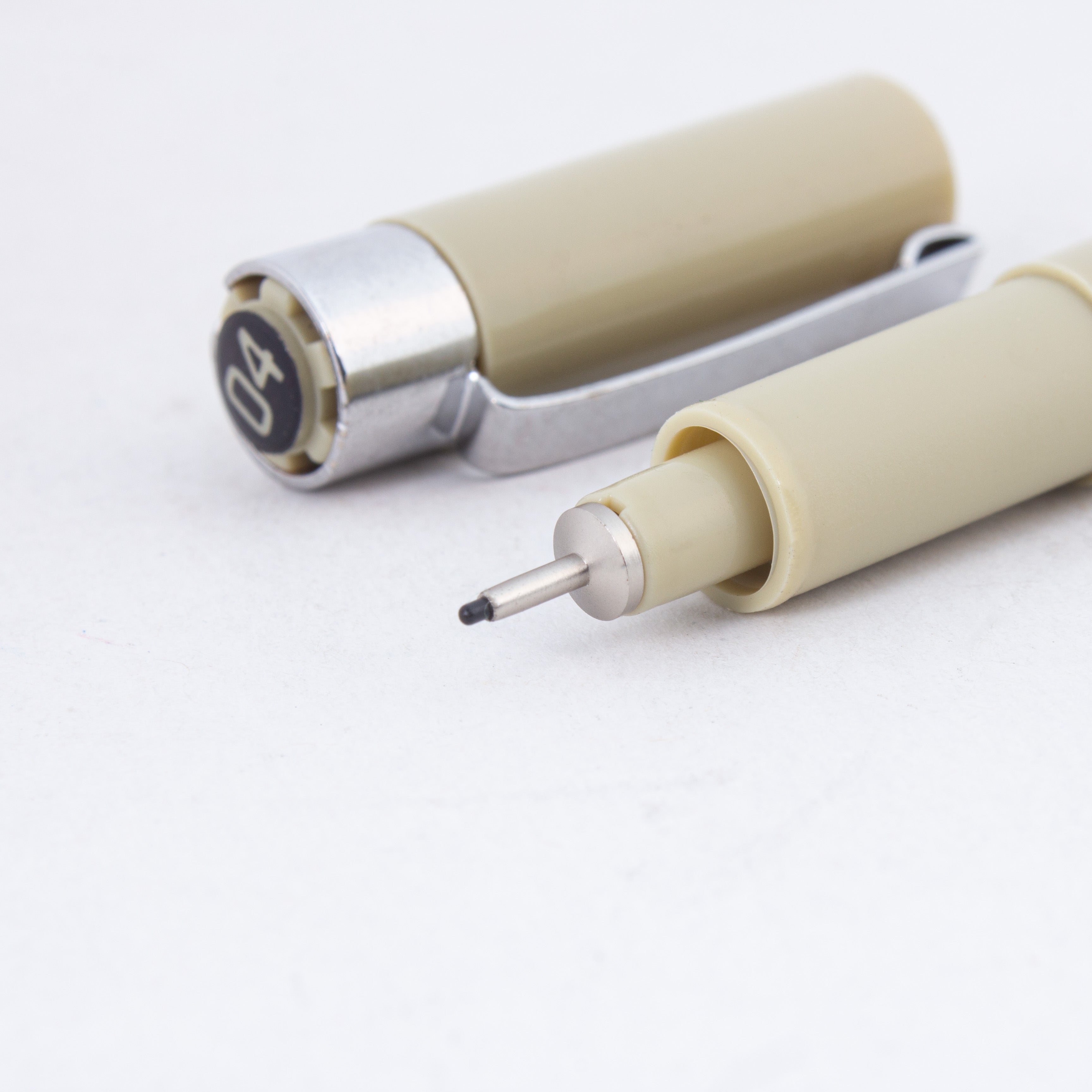 Pigment Fineliner Water Based Black 0.4mm Tip 1pc