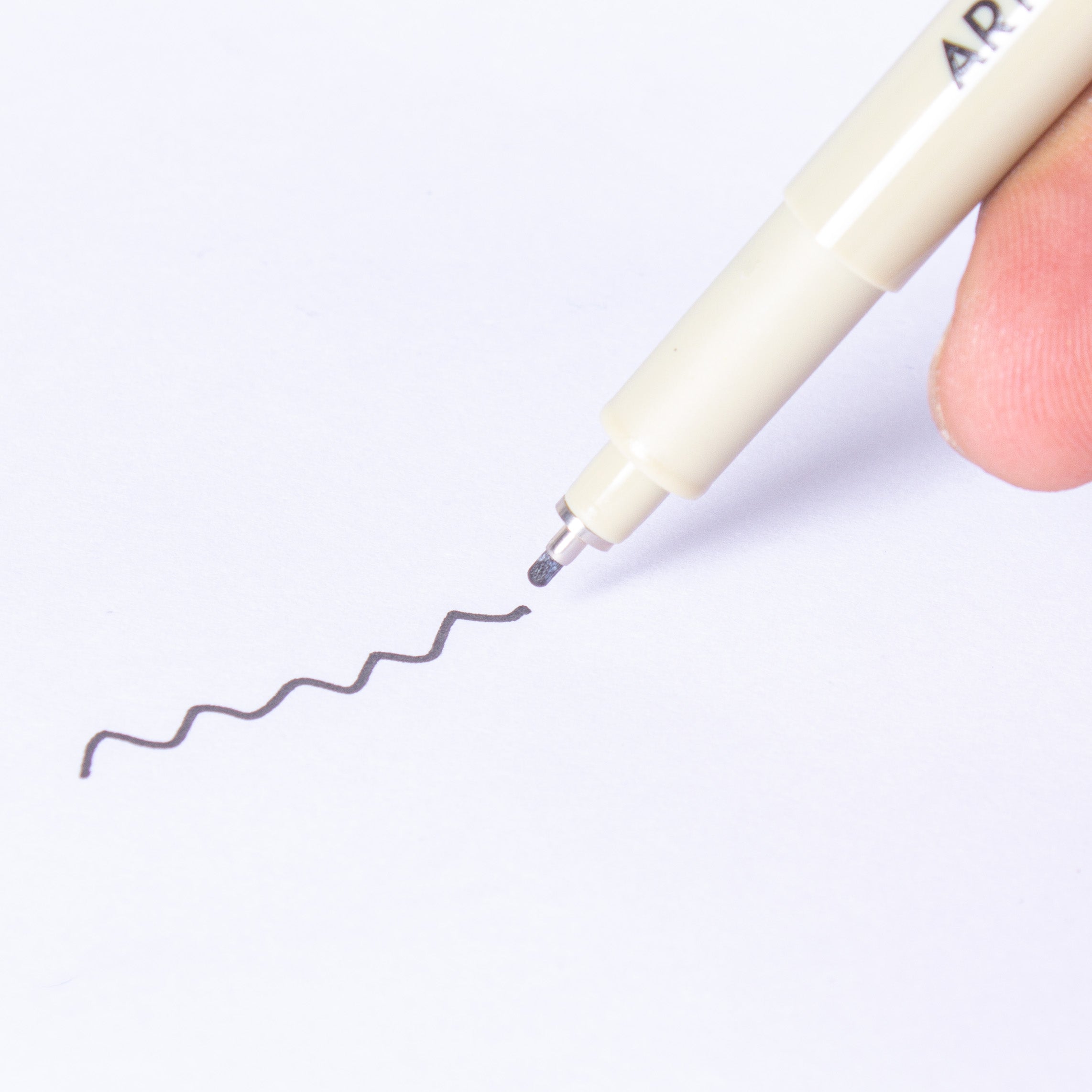 Pigment Fineliner Water Based Black 1.0mm Tip 1pc