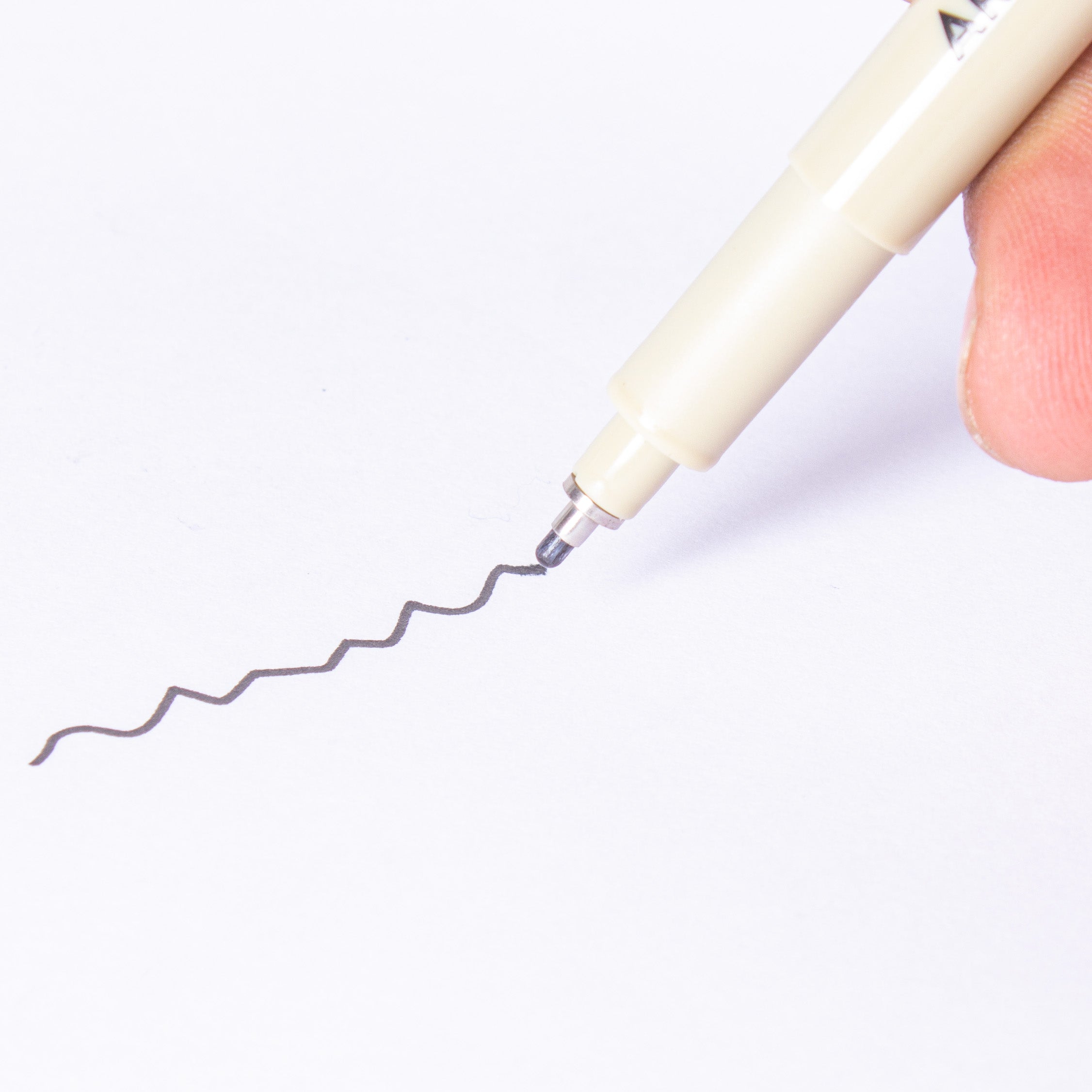 Pigment Fineliner Water Based Black 1.2mm  Tip 1pc