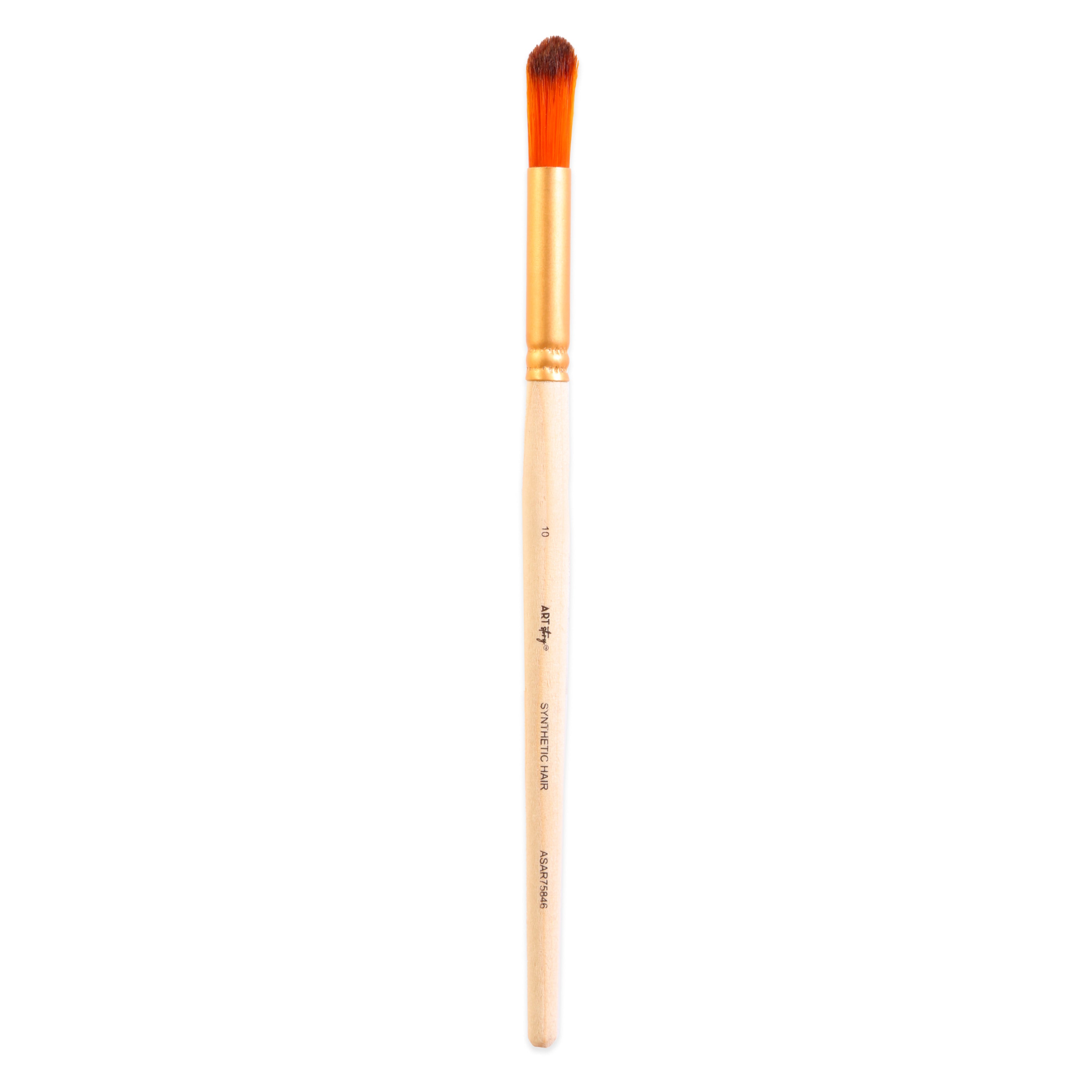 Deer Foot Brush Synthetic Hair Size 10 Handle Length 150mm 1pc