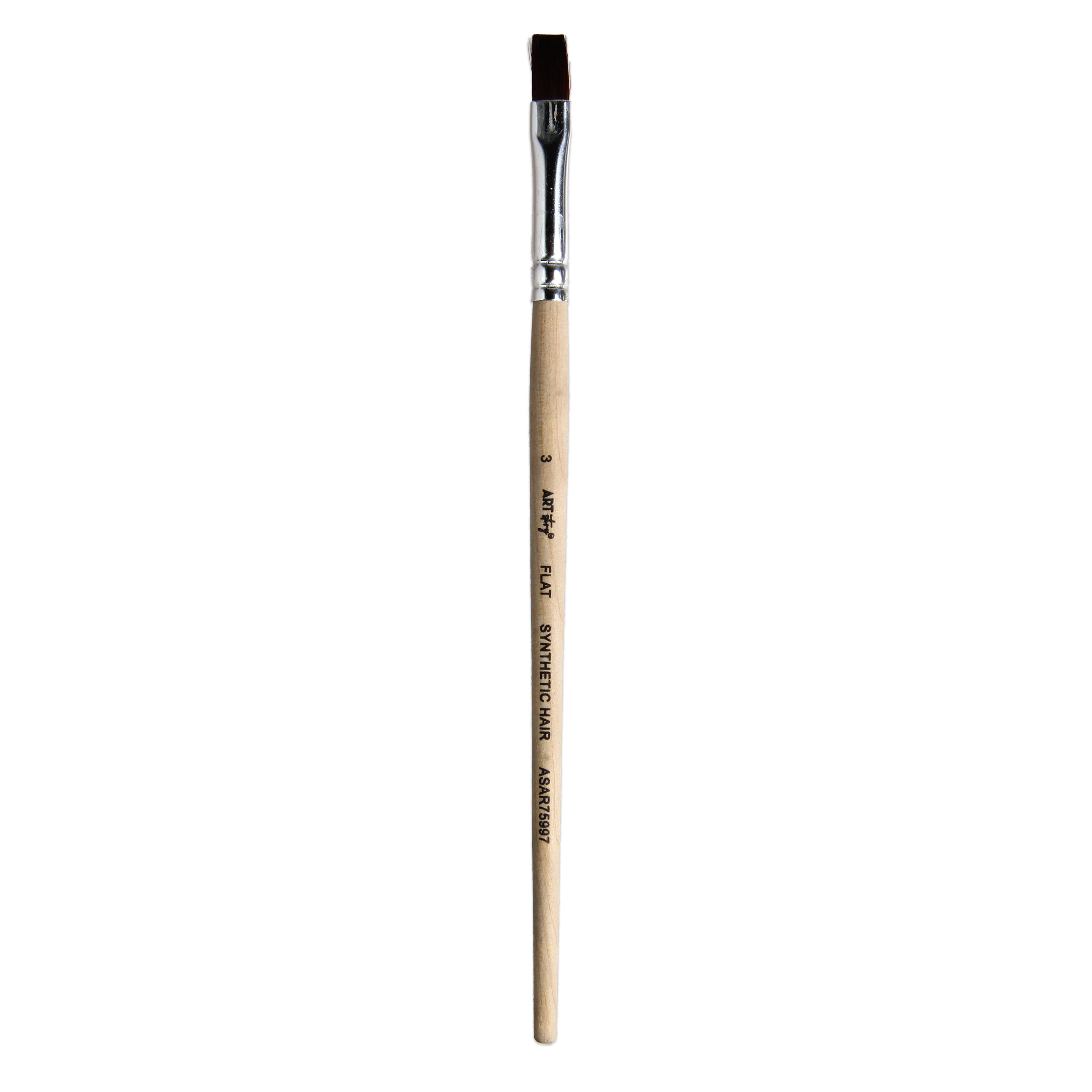 Watercolour Flat Brush Synthetic | Size - 3 | 165mm