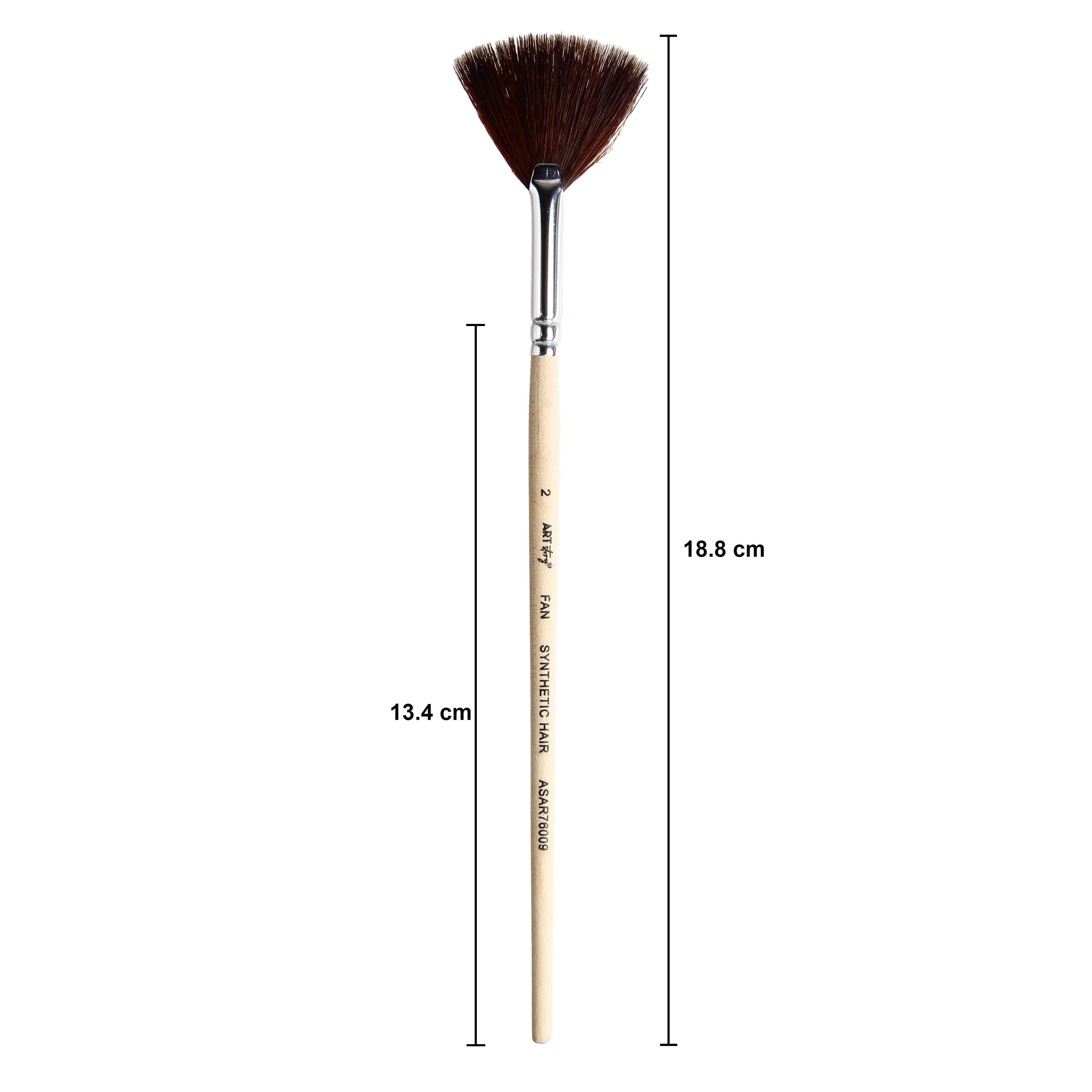 Watercolour Fan Brush Synthetic (2) 165mm