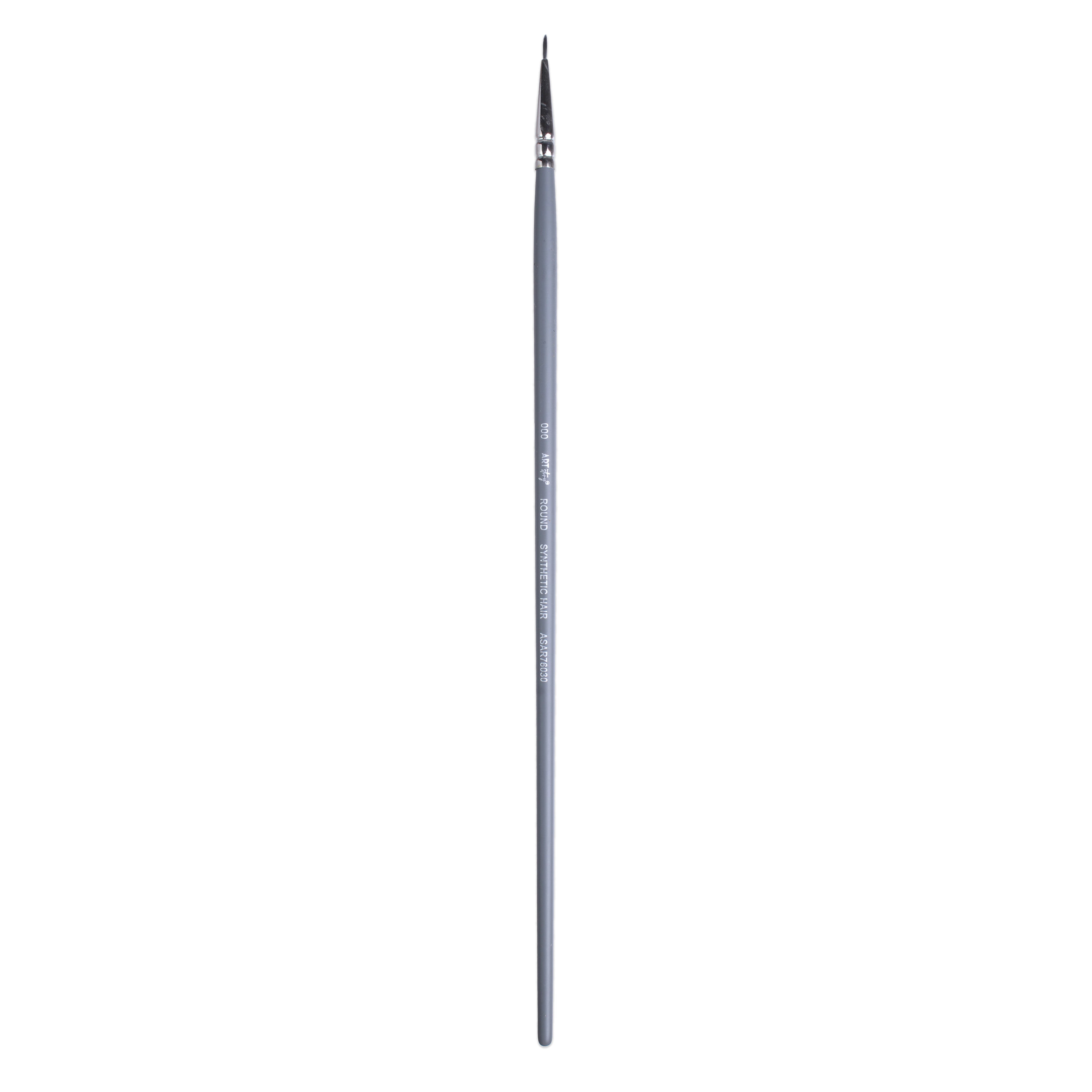 Long Handle Brush Round Synthetic Hair Size 000 Handle Length 250mm