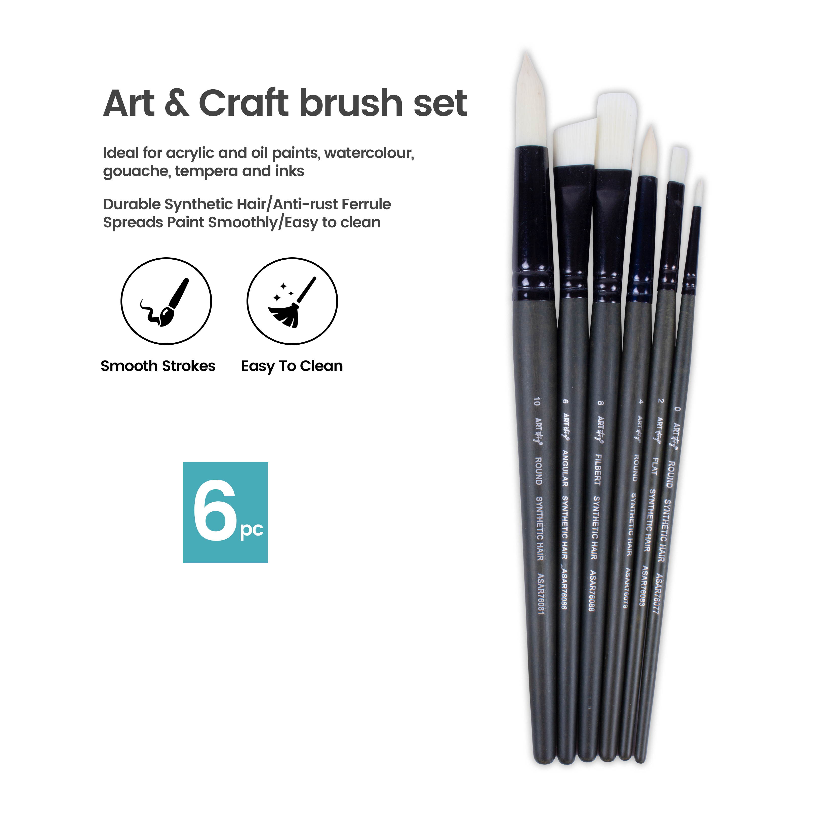 Pro Oil Assorted Size 0 4 10 2 6 8 Set Of 6pc