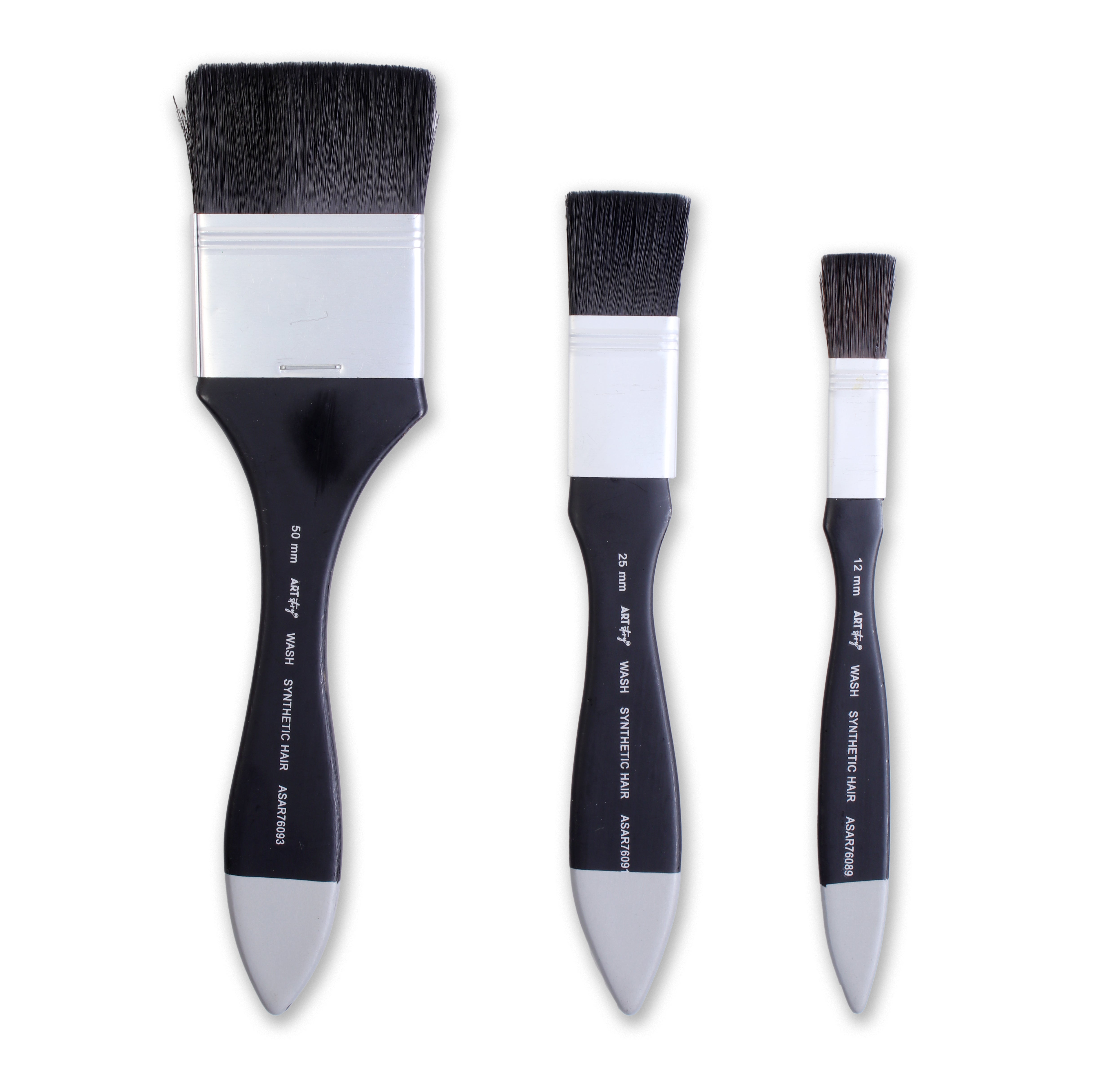 Wash Brush Soft Size 12mm 24mm 50mm Set Of 3pc