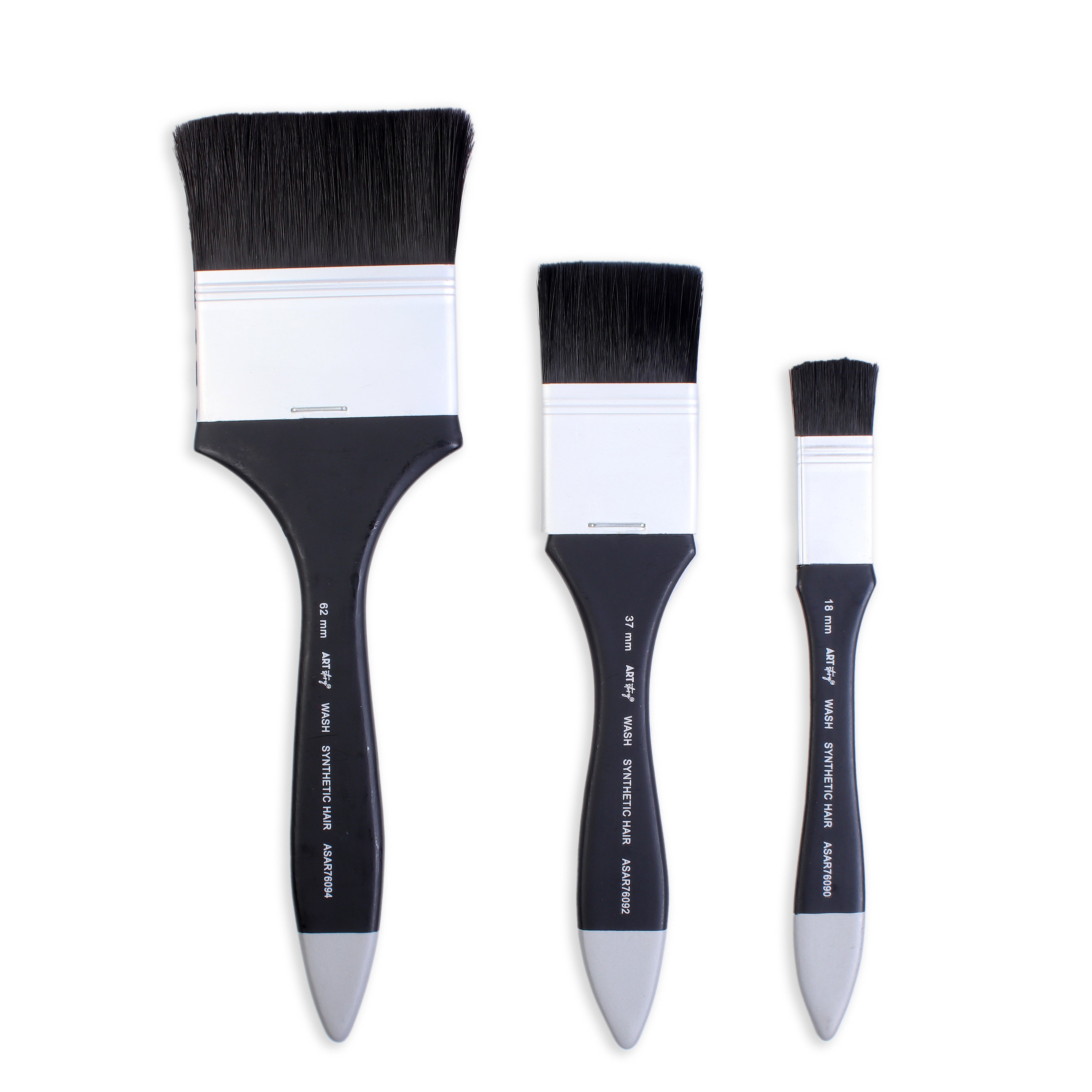 Wash Brush Soft Size 18mm 38mm 62mm Set Of 3pc