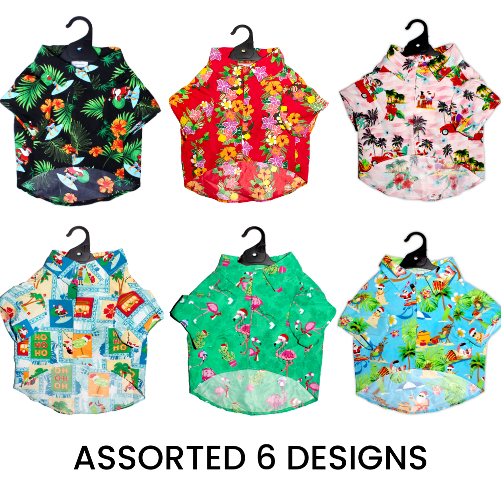 Doggy Hawaiian Shirt Assorted Small 1pc