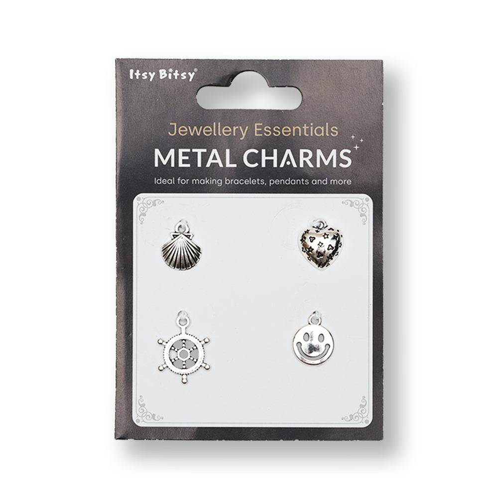 Metal Charms Sea Delight 4PC