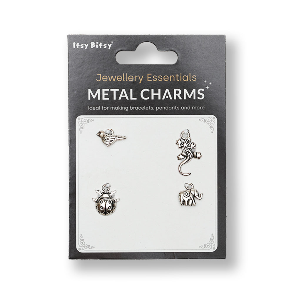 Metal Charms Nature Walk 4PC