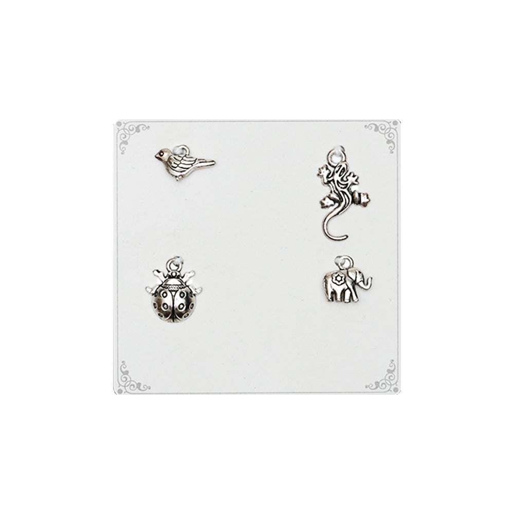 Metal Charms Nature Walk 4PC