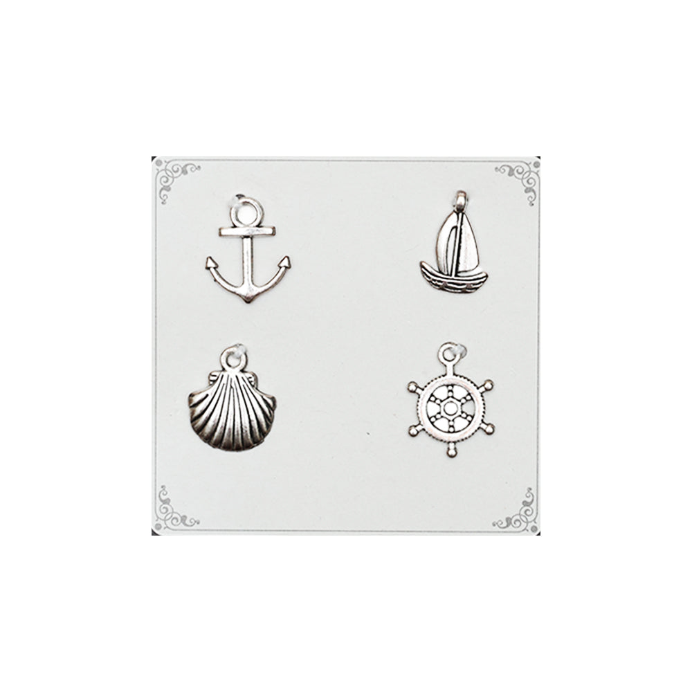 Metal Charms Sea Vibes 4PC