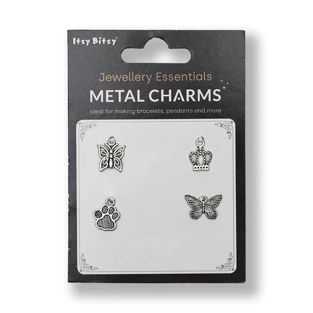 Metal Charms Royal Butterfly 4PC