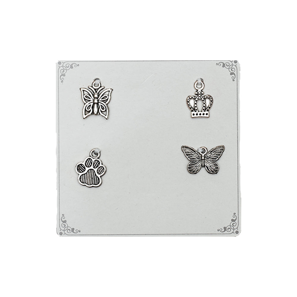Metal Charms Royal Butterfly 4PC