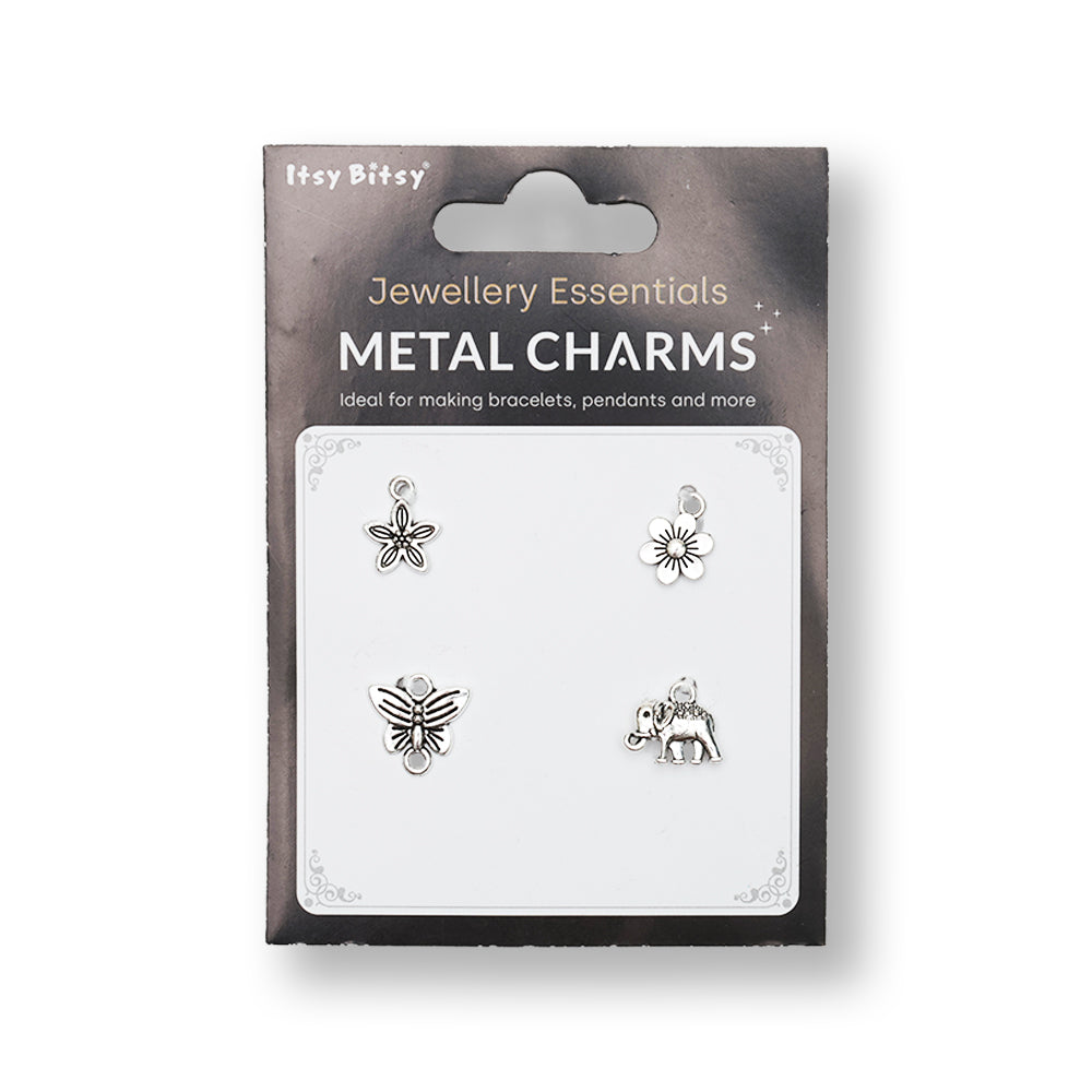 Metal Charms Nature Delight 4PC