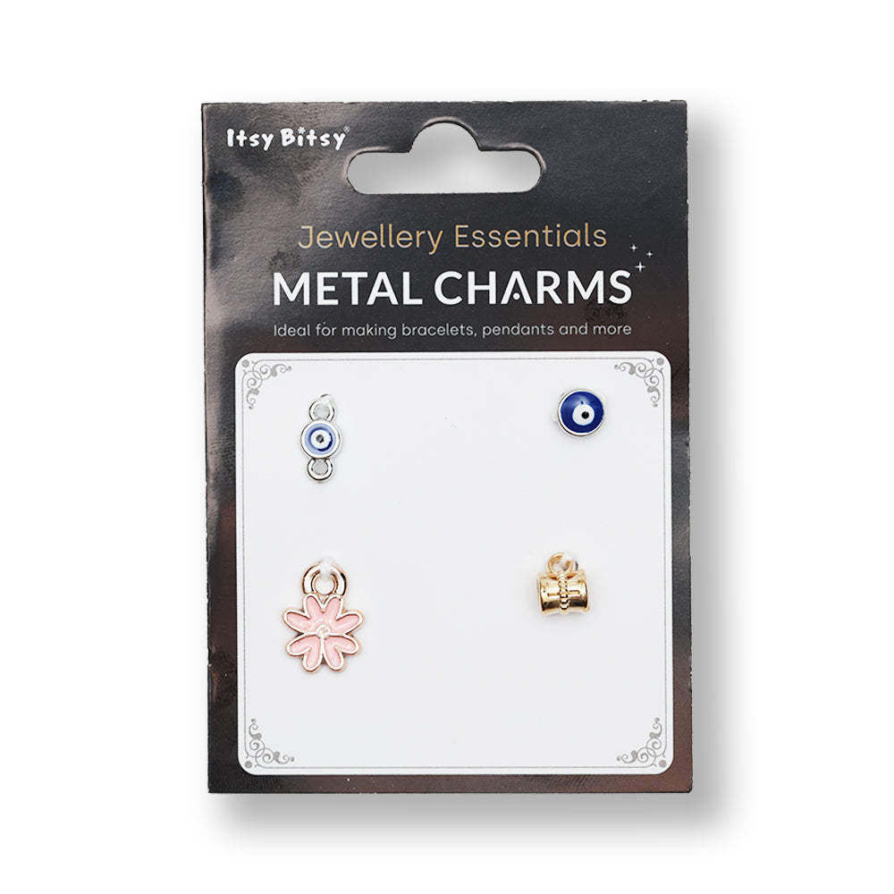 Metal Charms Lucky Charm 4PC