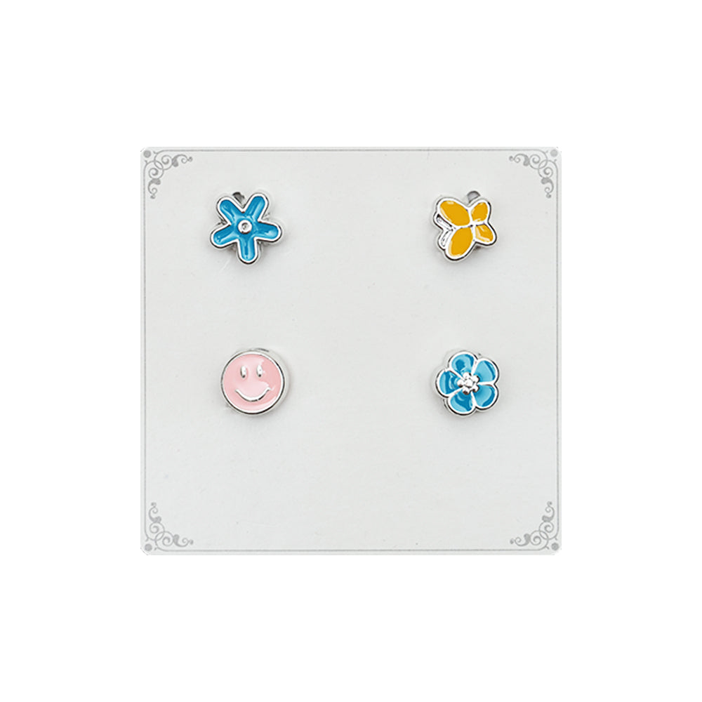 Metal Charms Blooming Joy 4PC
