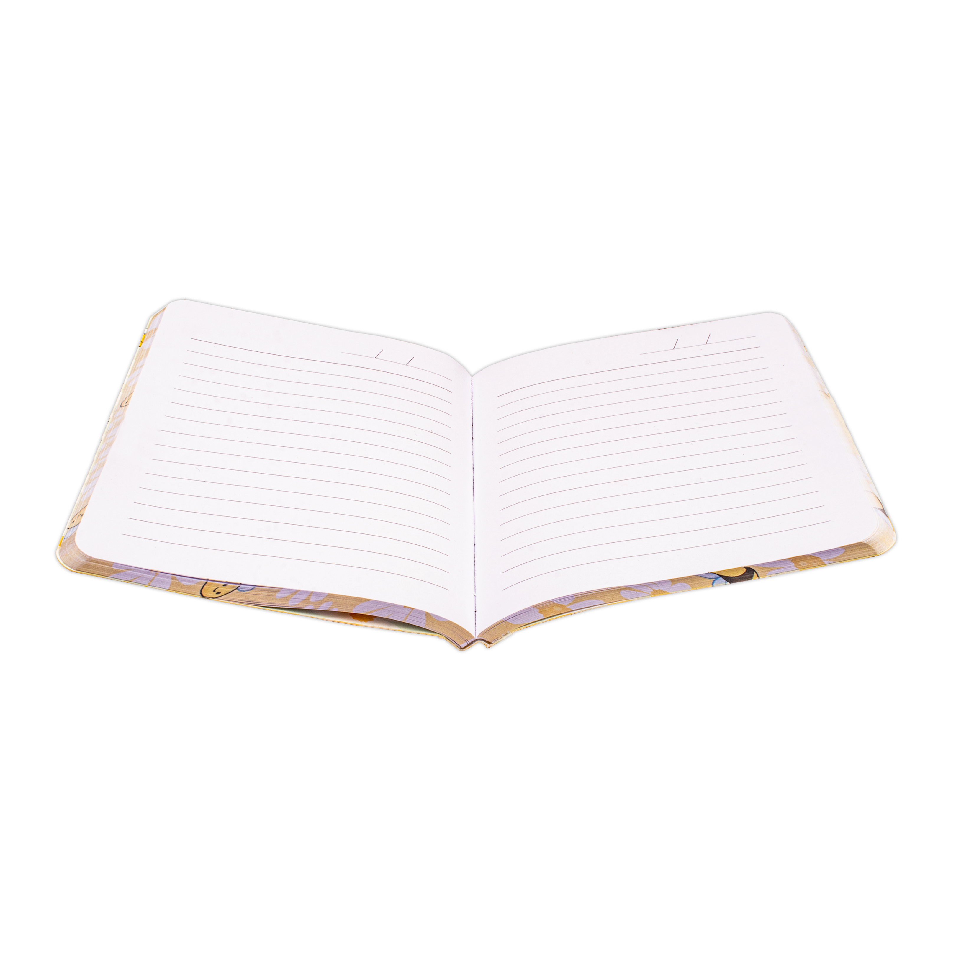 Softbound Ruled Notebook Flowers & Bees Edge Printed A6 128pages 100gsm