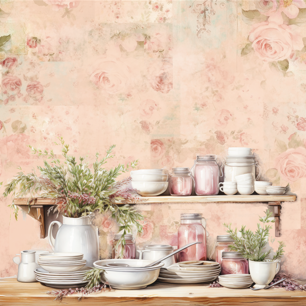 Paper pack 12 x 12inch Cooking Delight 12 Designs 250gsm