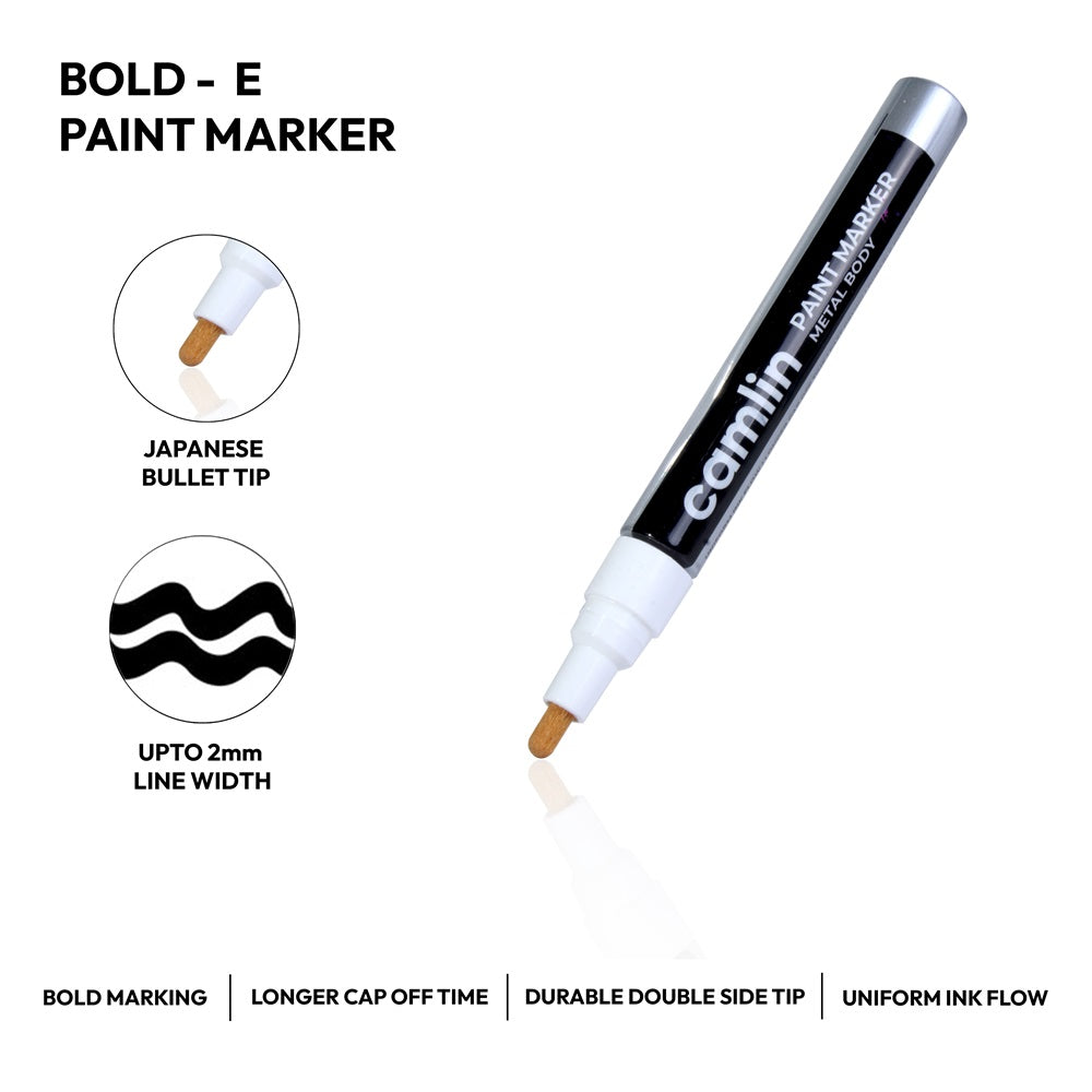 Camlin Paint Marker Pen - Pink