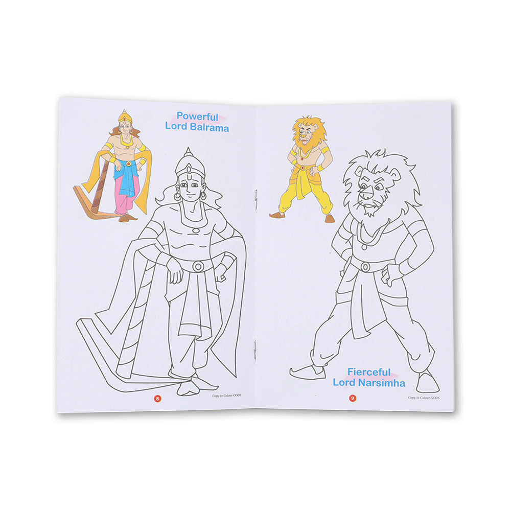 Copy To Colour Gods 1Book
