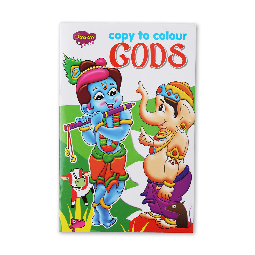 Copy To Colour Gods 1Book