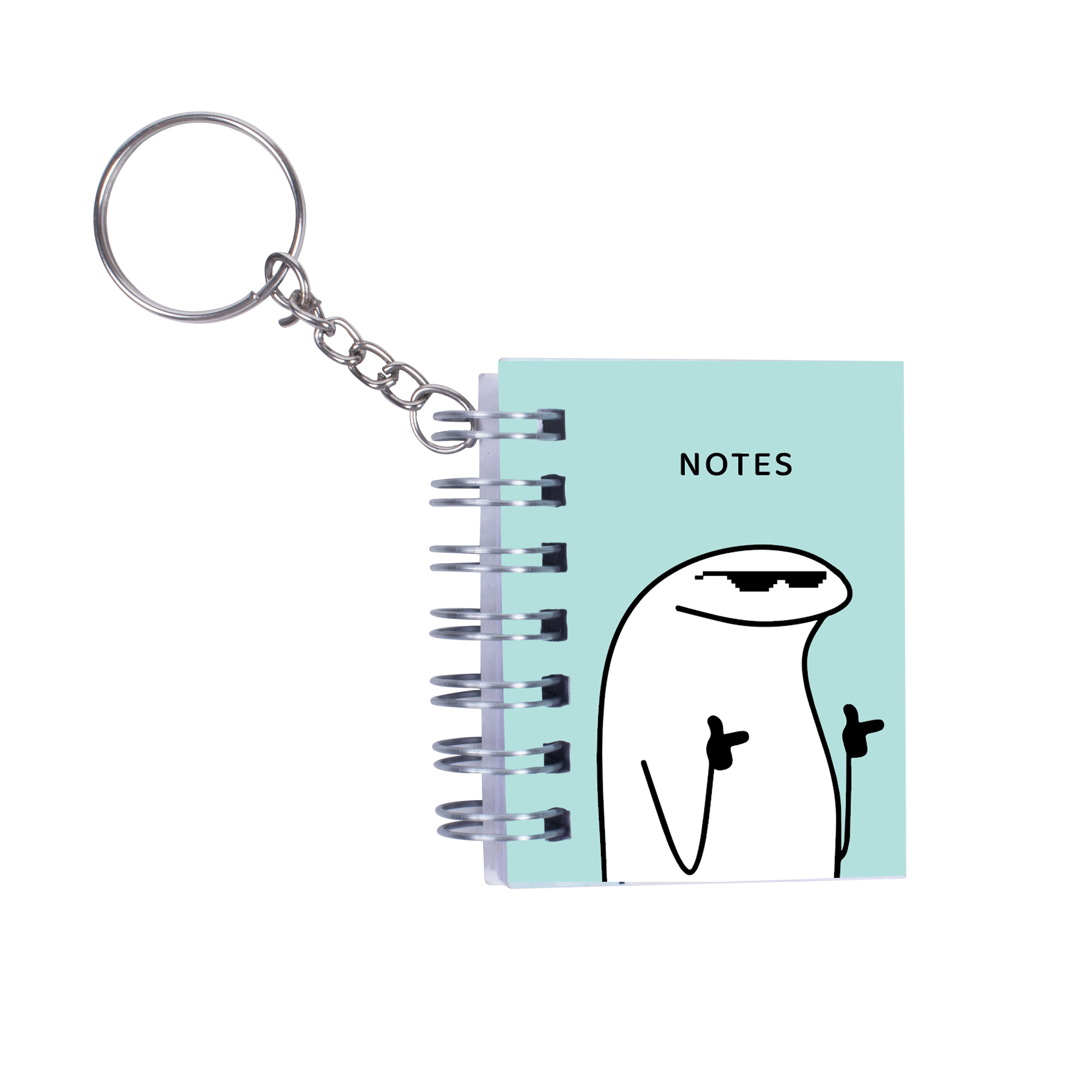 Keychain Notebook Take Notes L6.8 X W5.3cm 70gsm 80pages 1 Book