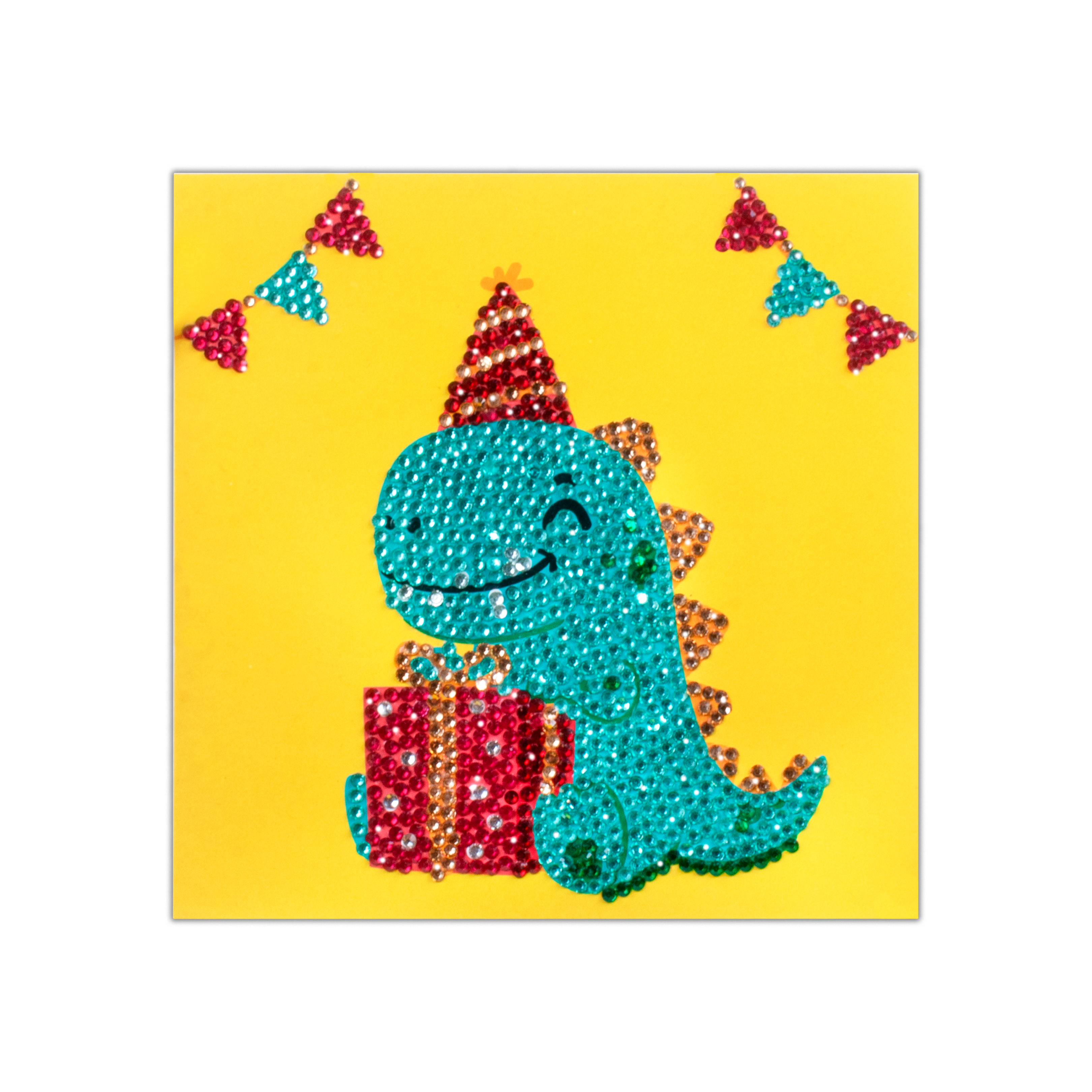 DIY Diamond Painting Kit - Dino Party, 1 Box