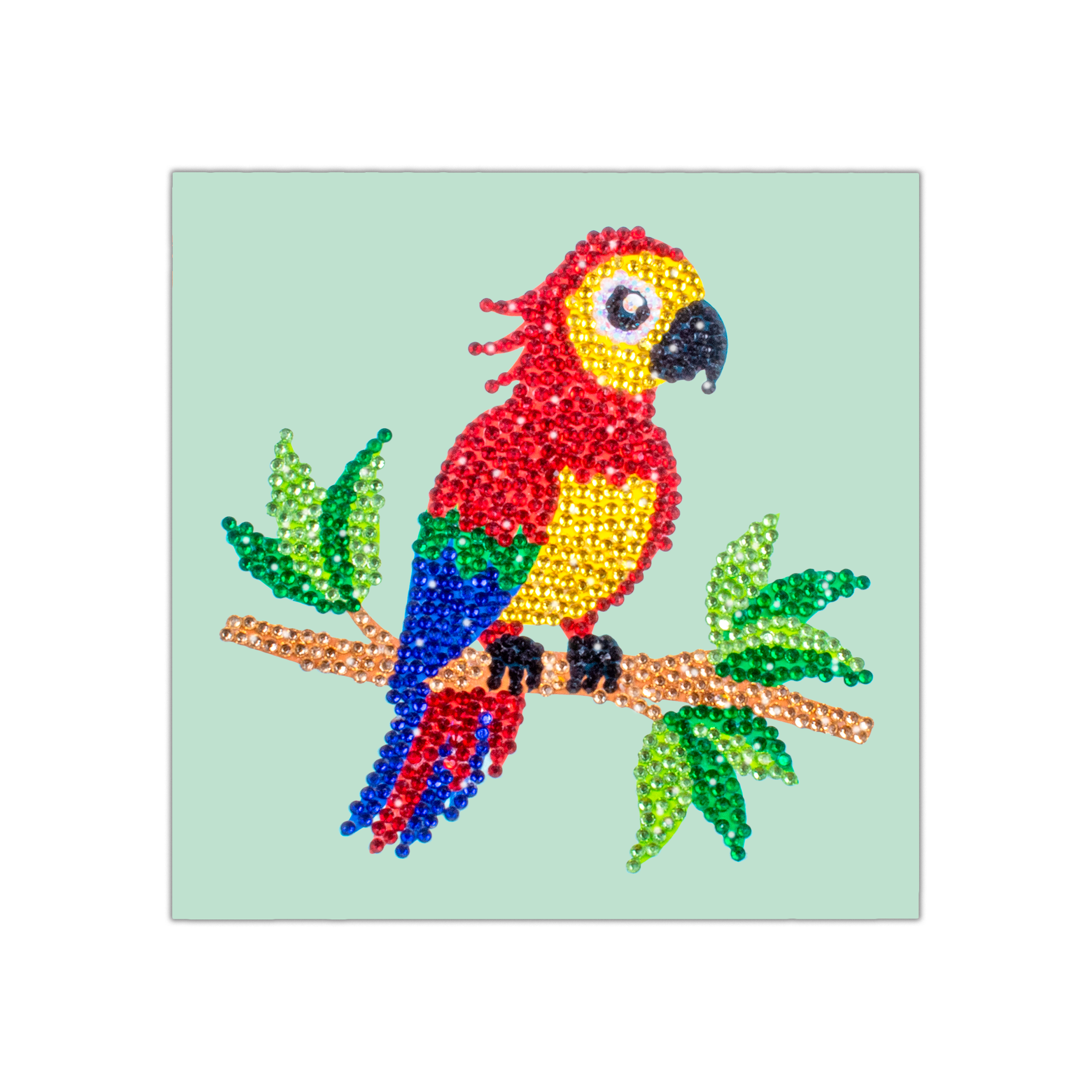 DIY Diamond Painting Kit - Macaw, 1Box