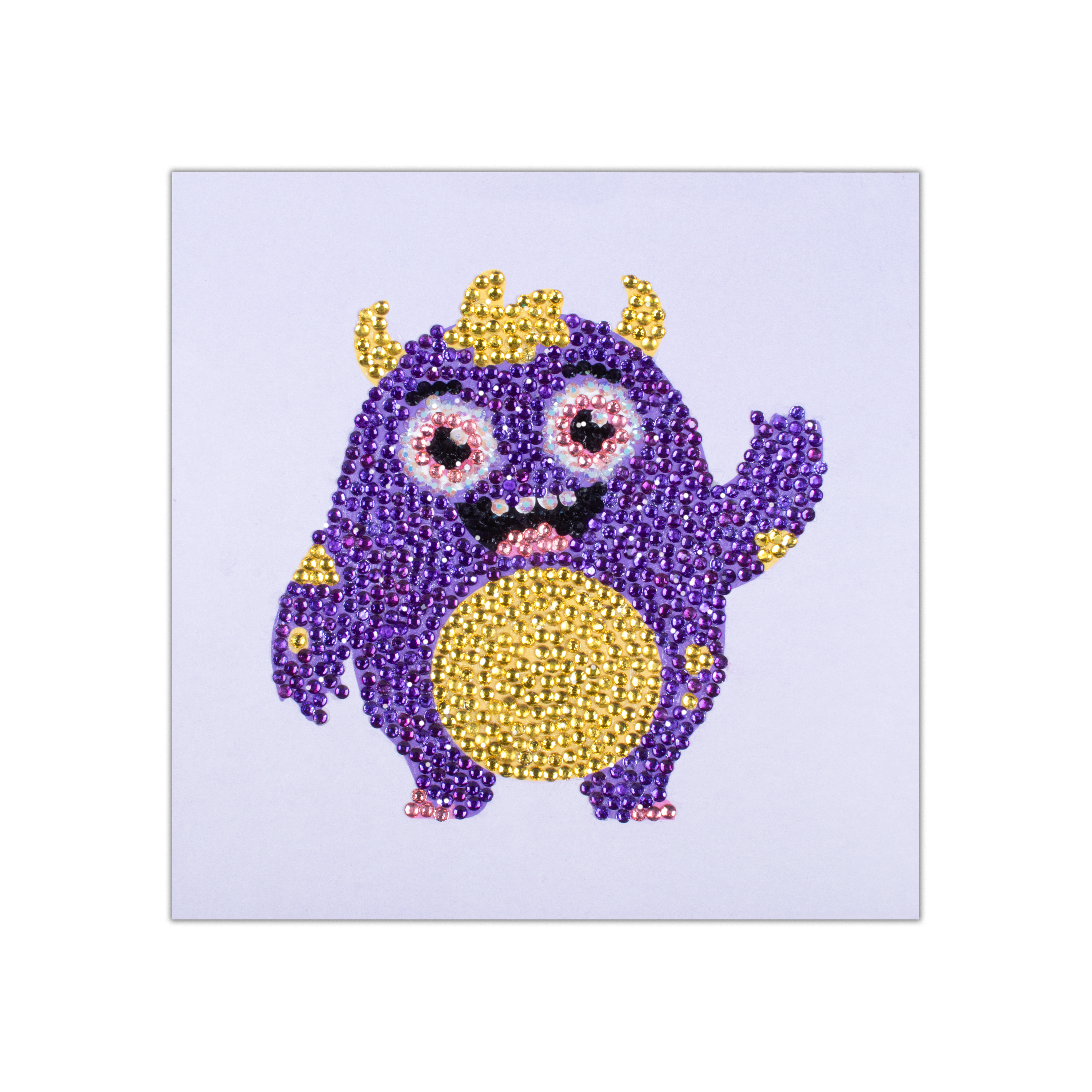 DIY Diamond Painting Kit - Happy Monster, 1 Box