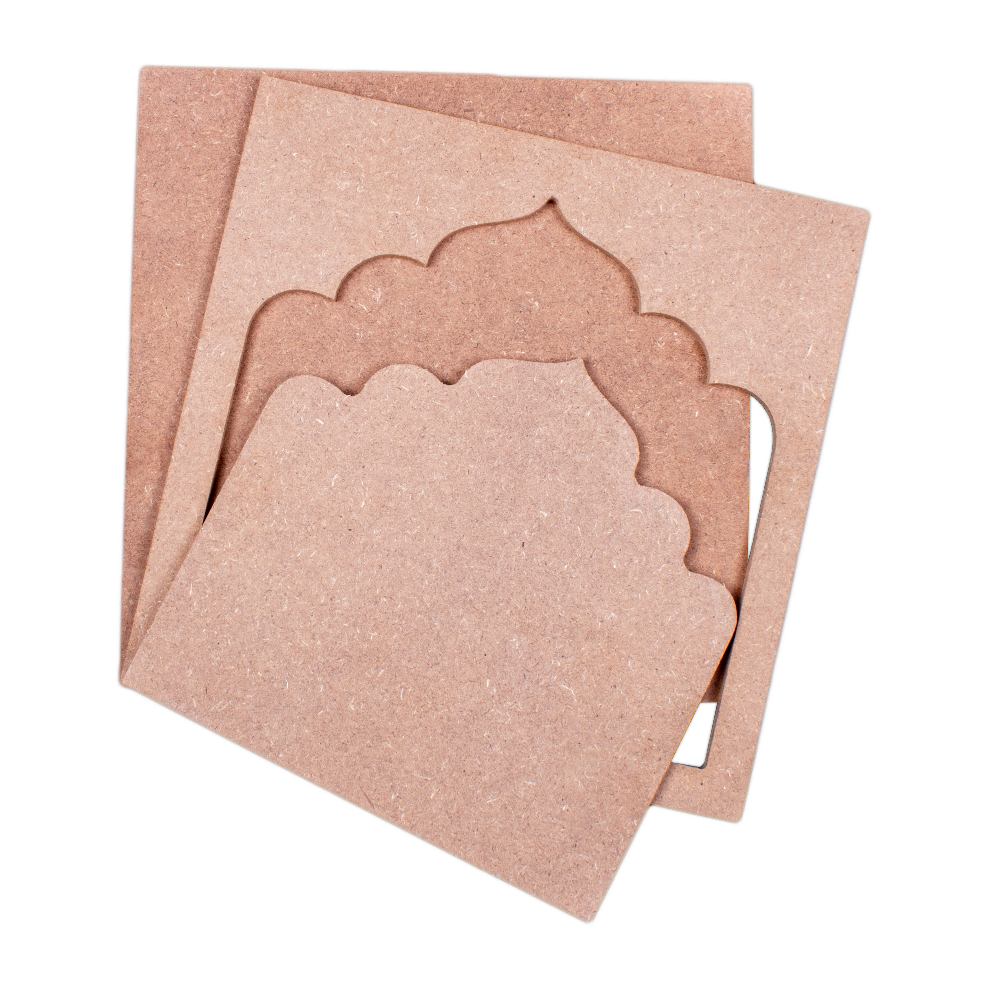MDF Openable Jharokha Frame |  10 X 10inch (Approx) | 1pc