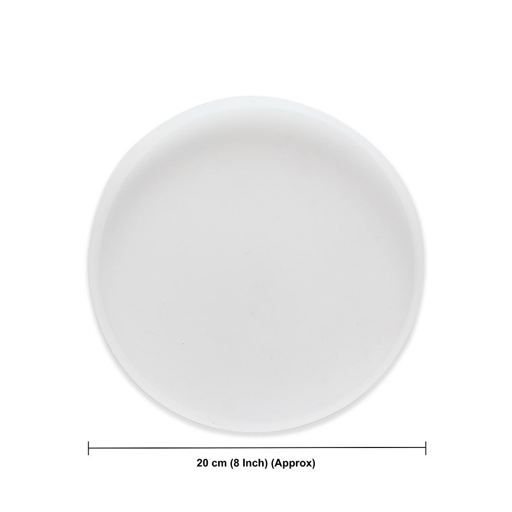 Silicone Mould Round Coaster 8inch Dia 1pc