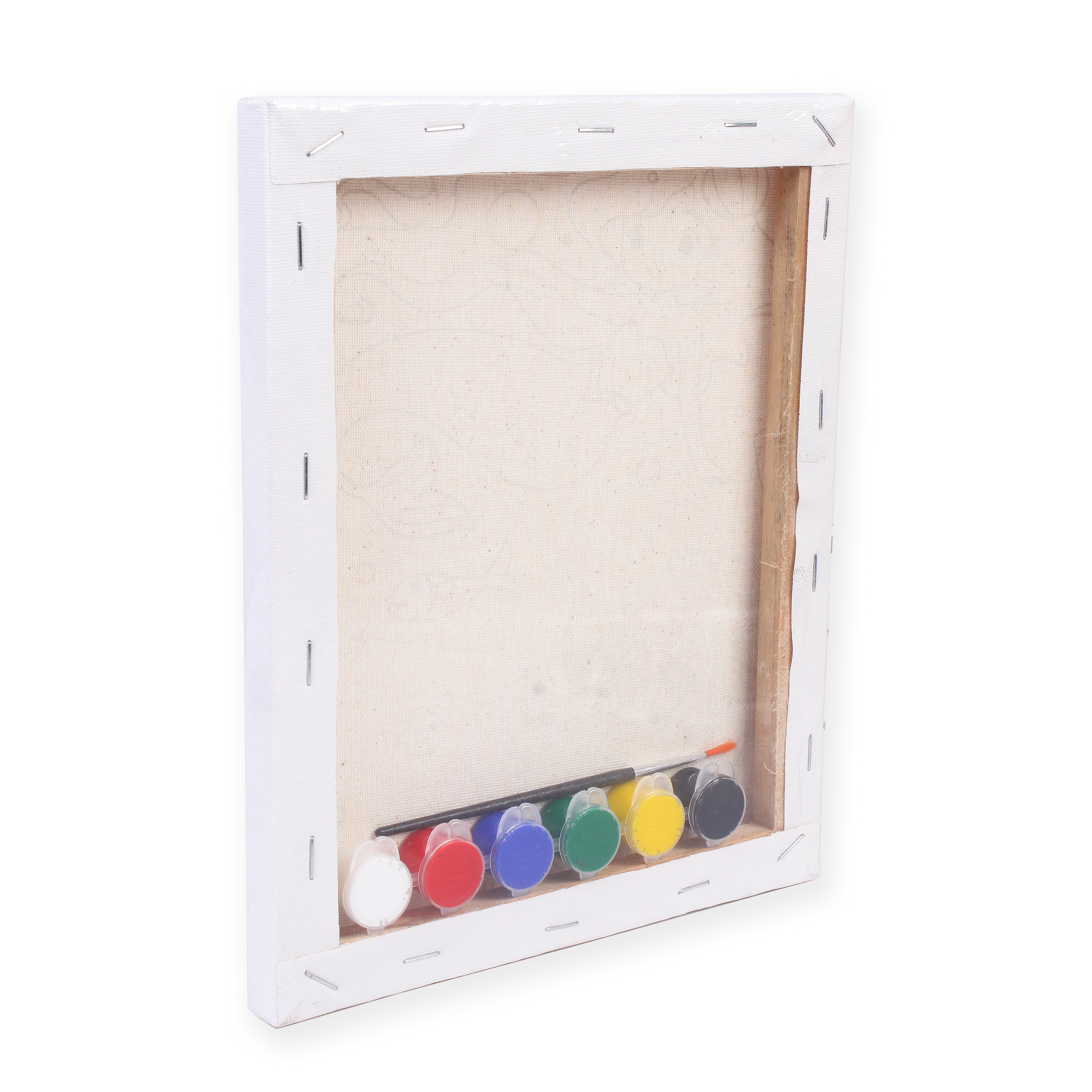 Pre -printed Canvas With Colours Butterfly Beauty Painting Kit 8 X10inch