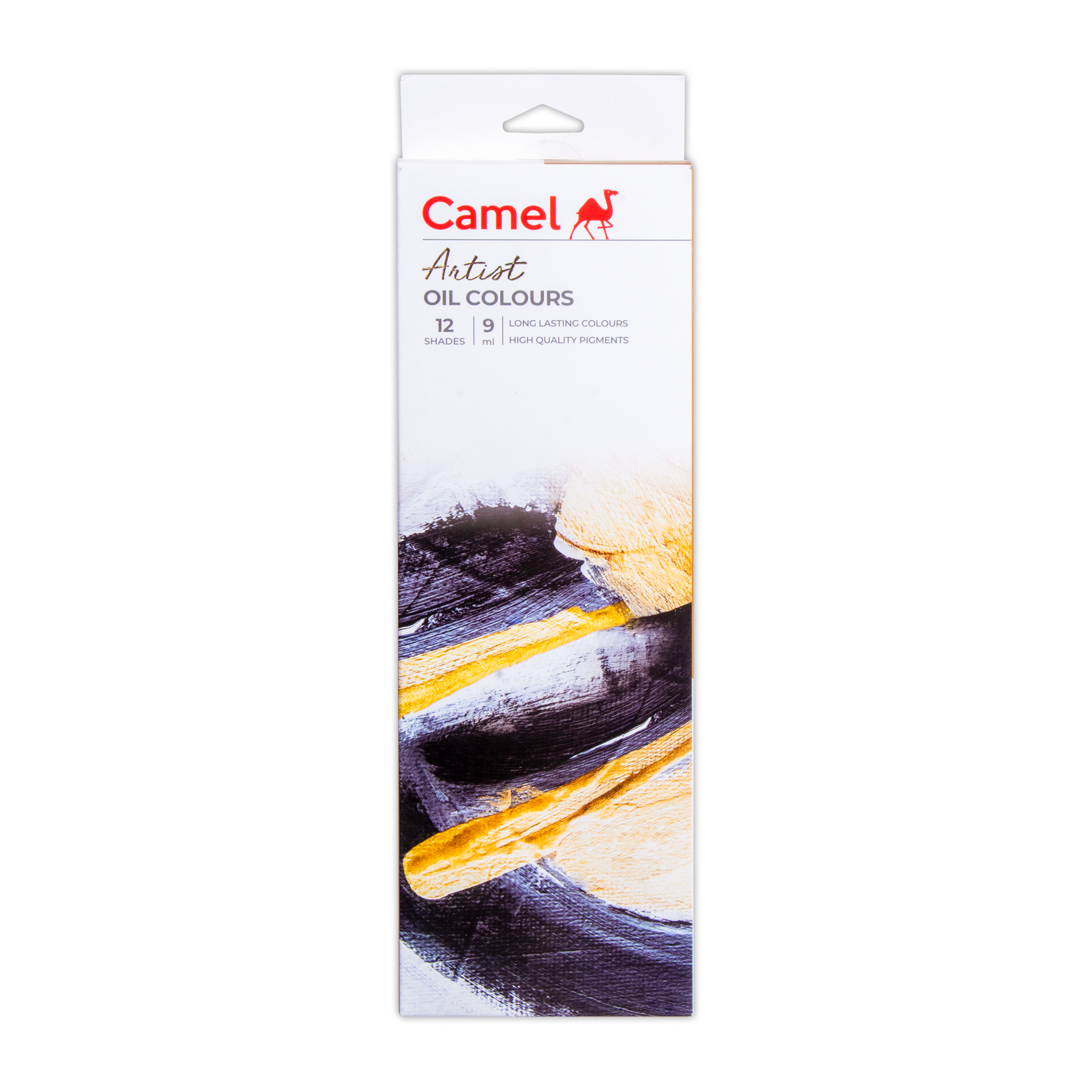 Camel Artist Oil Colours 12 Shades 9ml long lasting Colours, High Quality Pigments