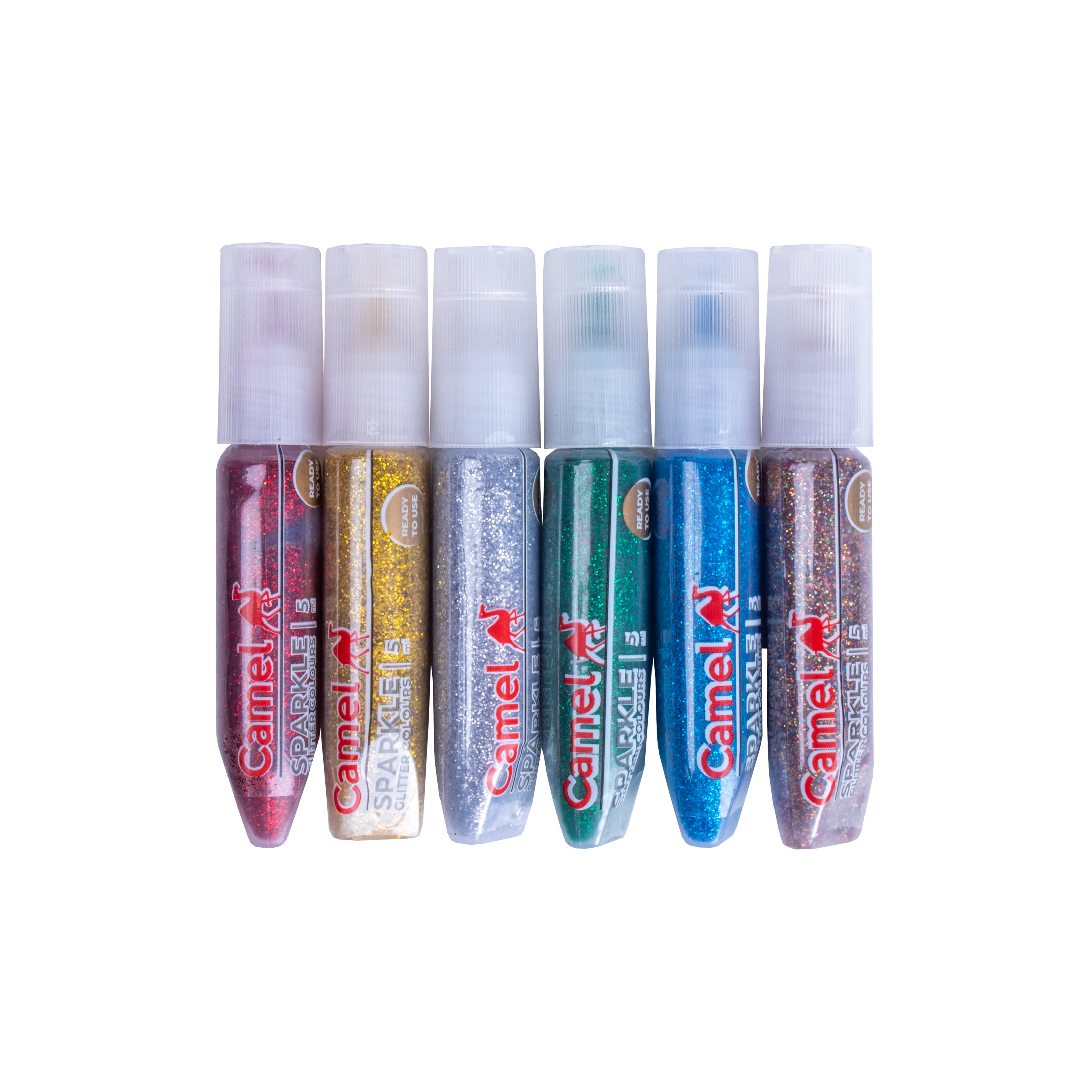 Students Sparkle Asst Col 6 Shades 1Set Camlin