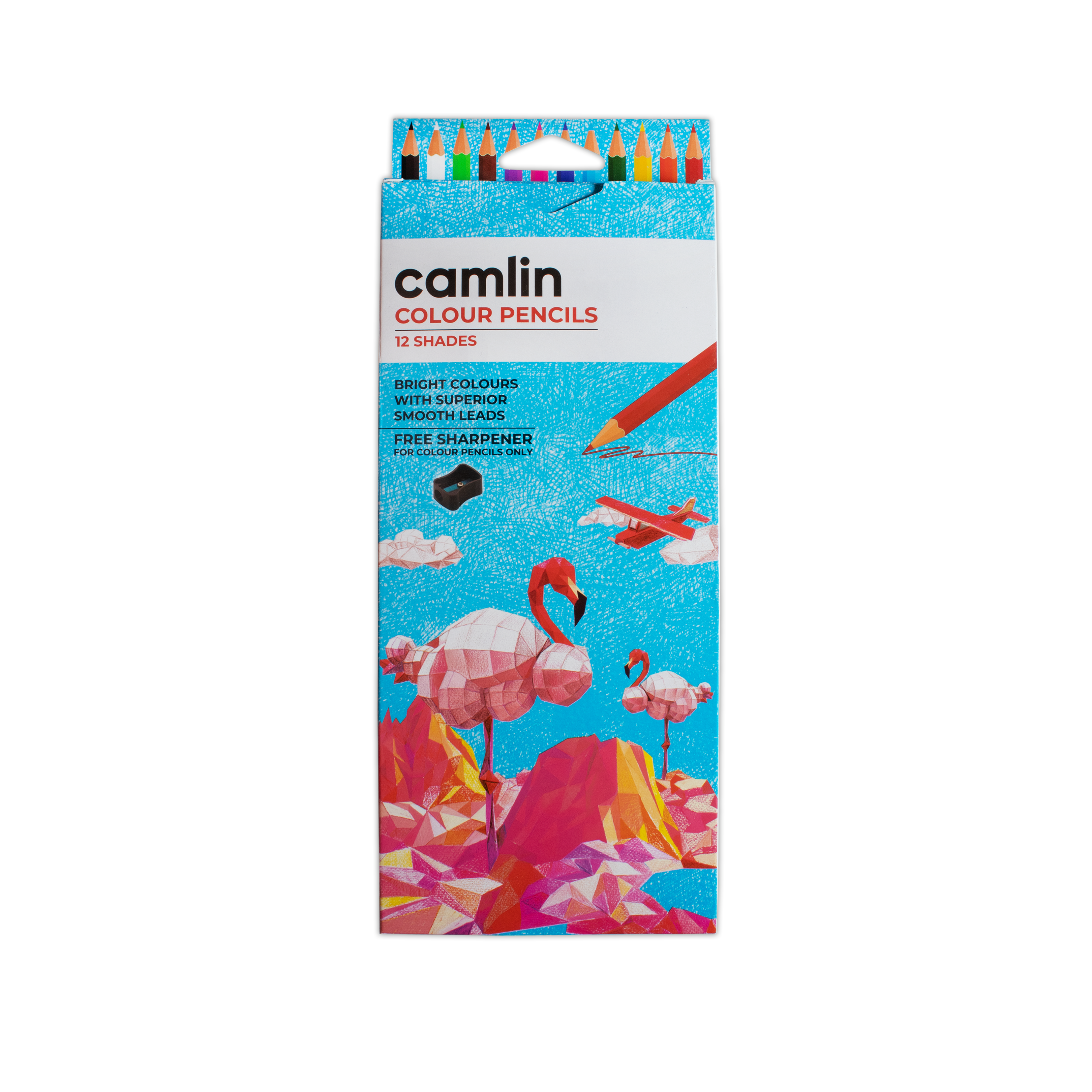 King Colour Pencils 12 Shades Camlin