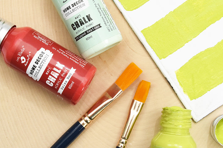 Home Decor Chalk Paint Kit 6Pcs X 60ml - Pastels